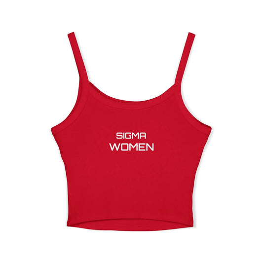 Women's Spaghetti Strap Tank Top Printify