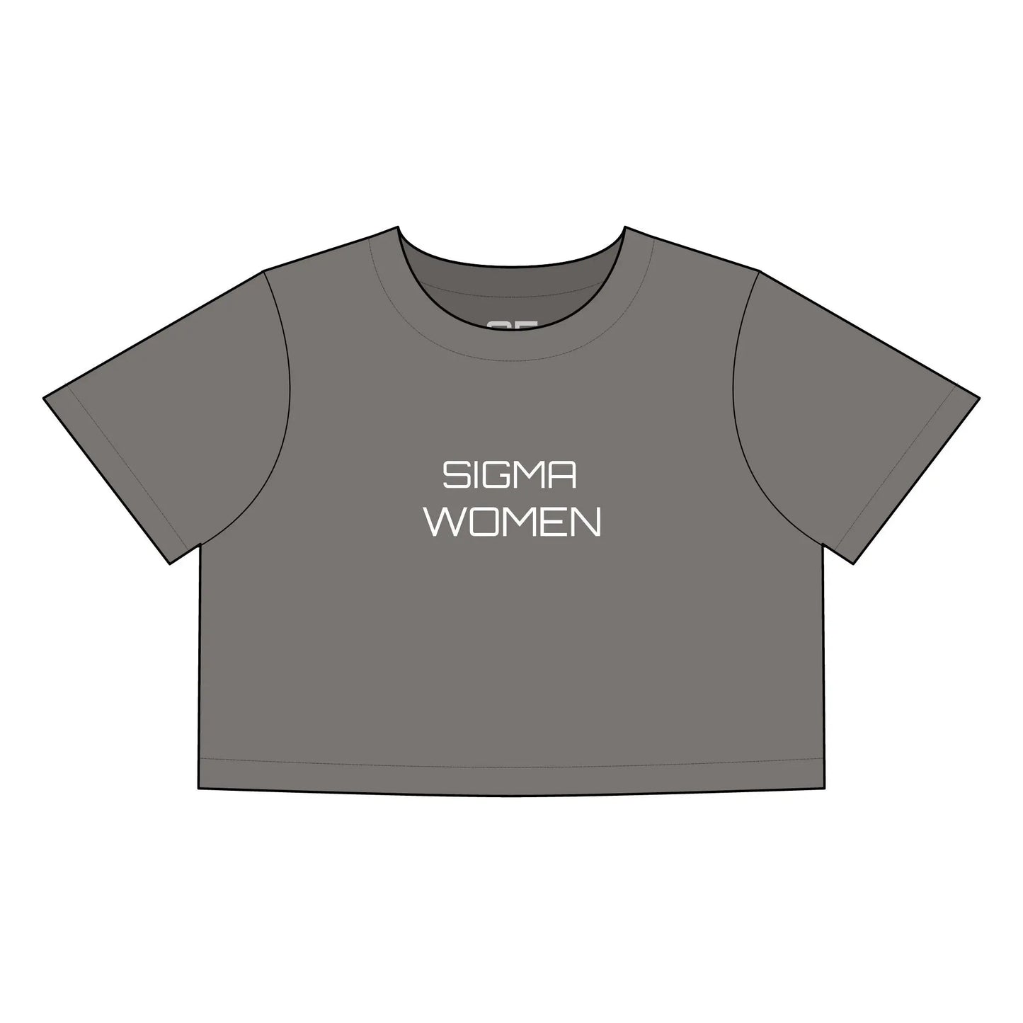 Women's Heavy Faded Crop Tee Printify