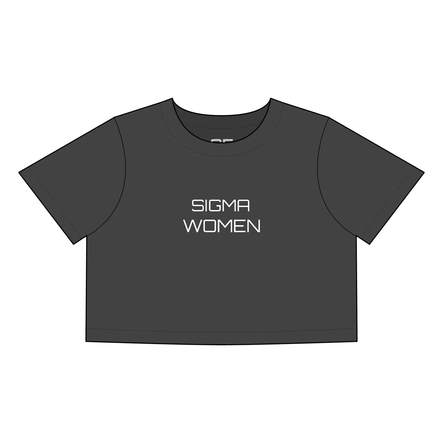 Women's Heavy Faded Crop Tee Printify