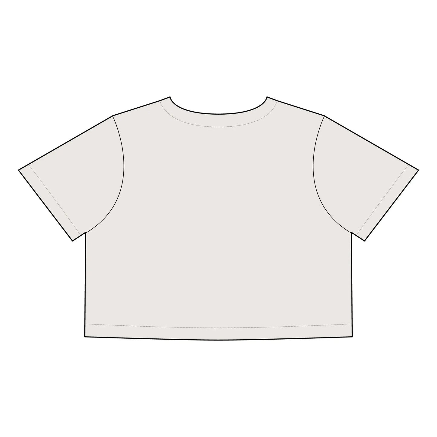 Women's Heavy Faded Crop Tee Printify