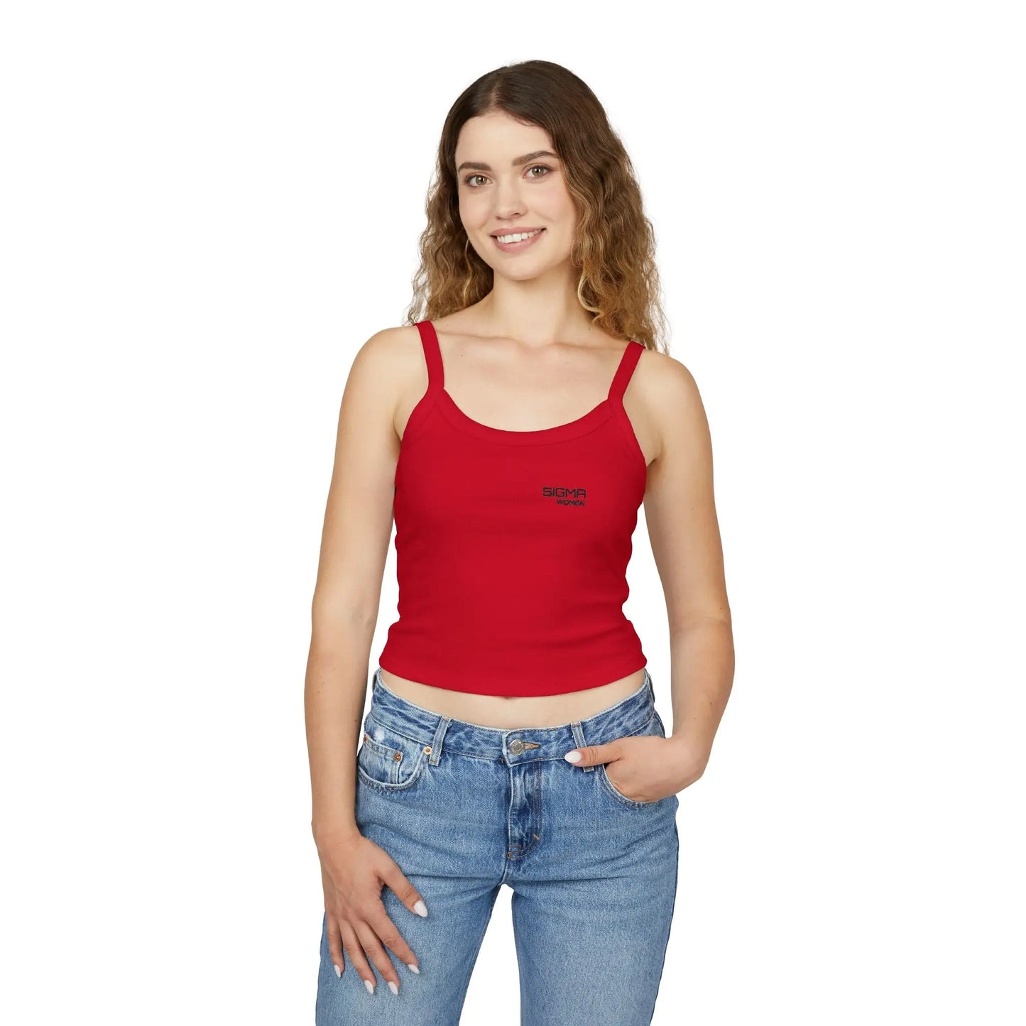 Women's Spaghetti Strap Tank Top Printify