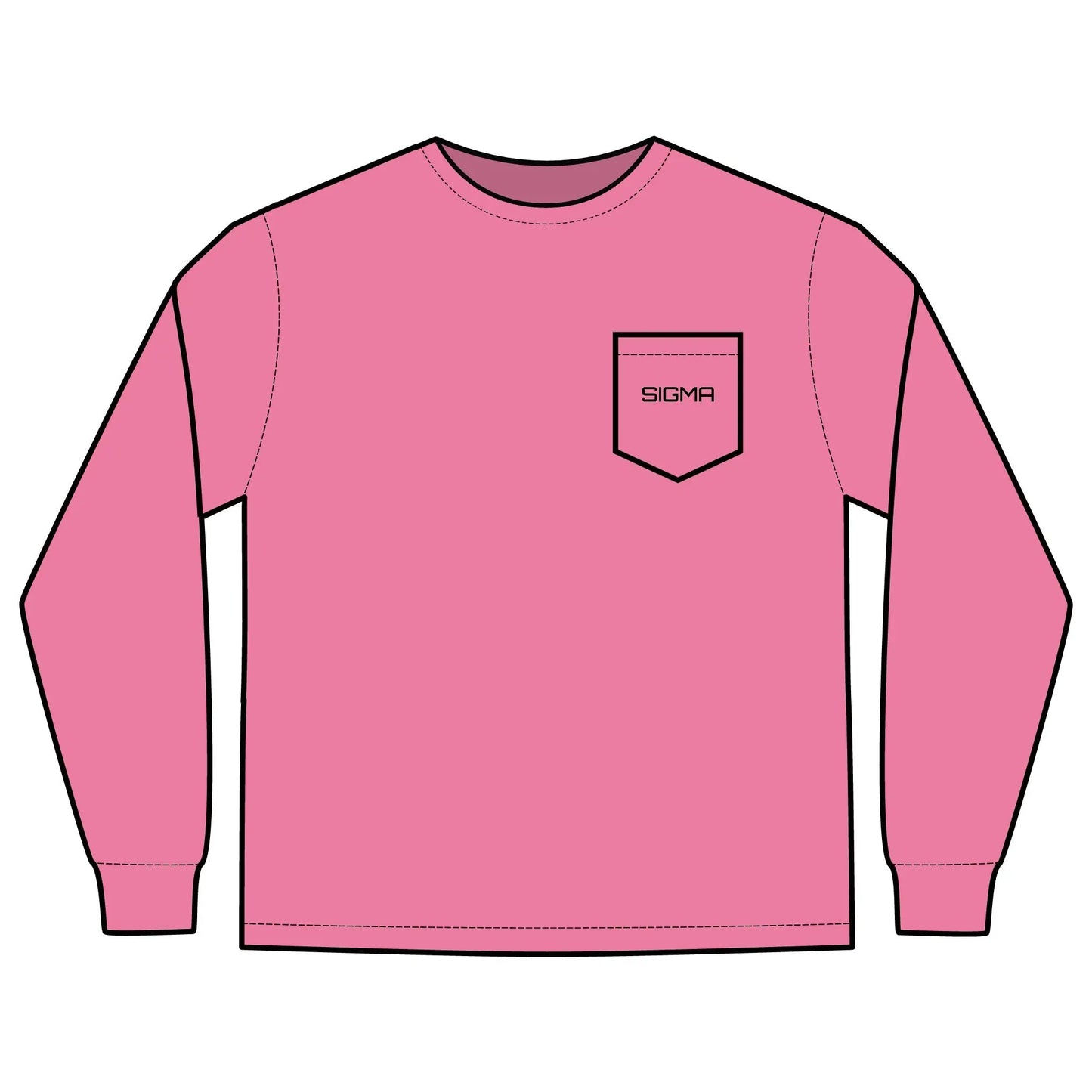 Unisex Long Sleeve Pocket T-Shirt Printify