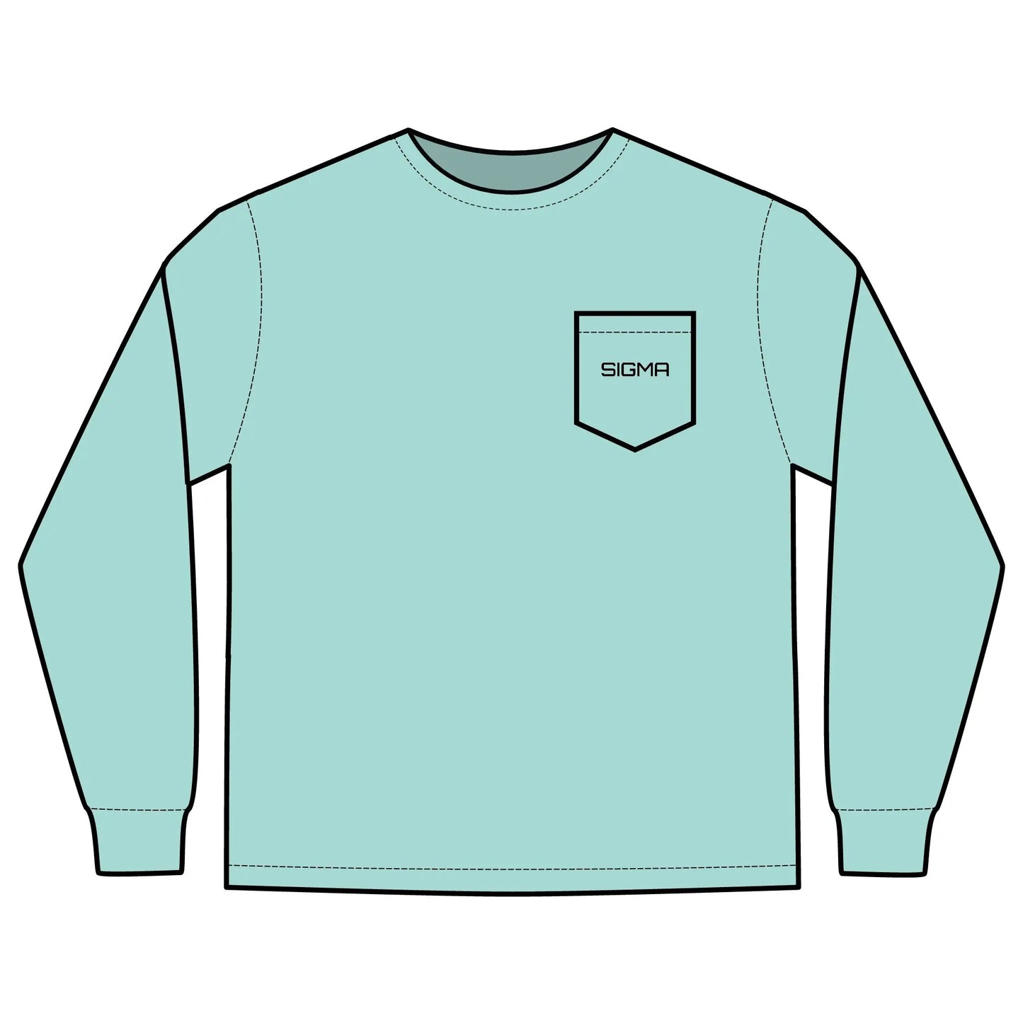 Unisex Long Sleeve Pocket T-Shirt Printify