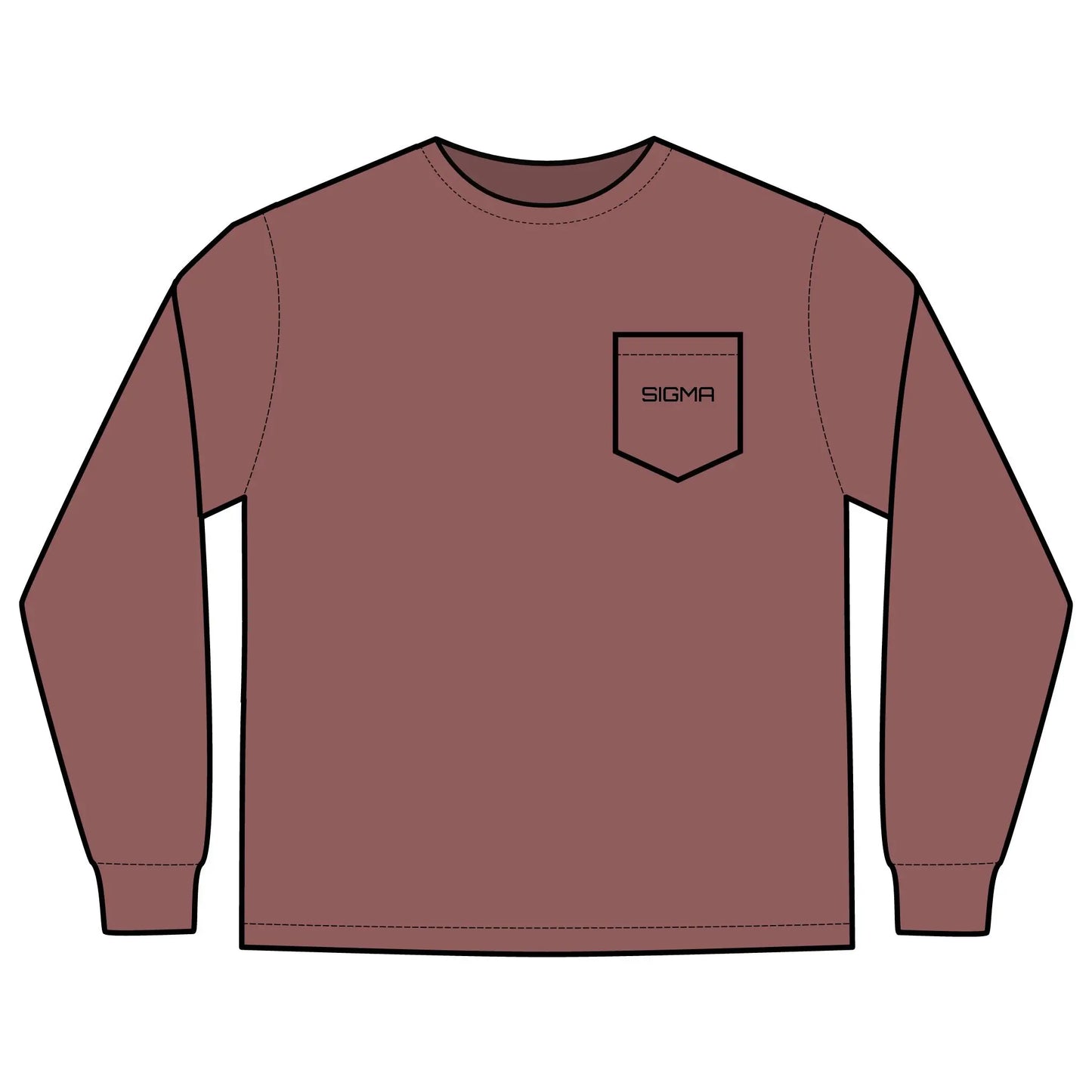 Unisex Long Sleeve Pocket T-Shirt Printify
