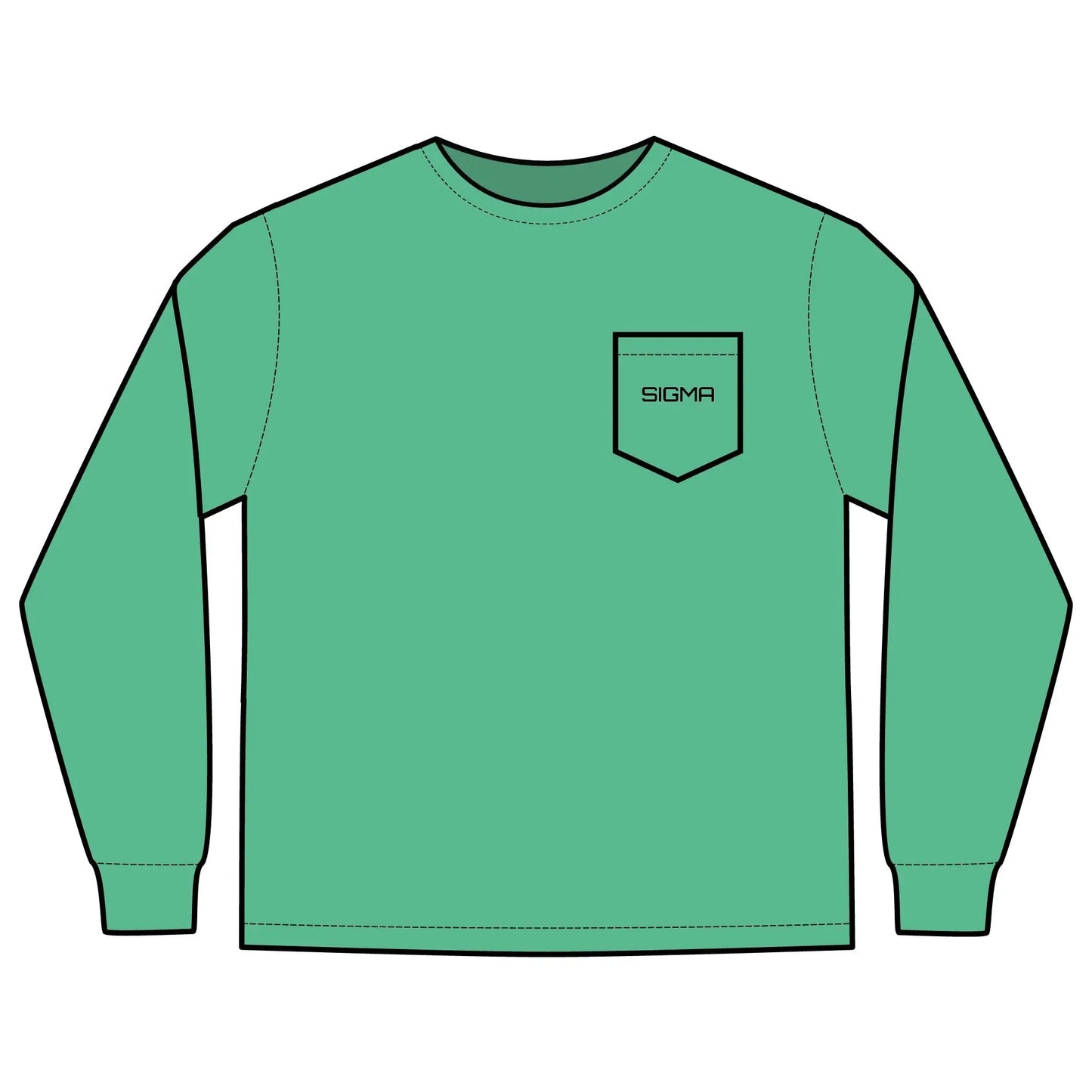 Unisex Long Sleeve Pocket T-Shirt Printify