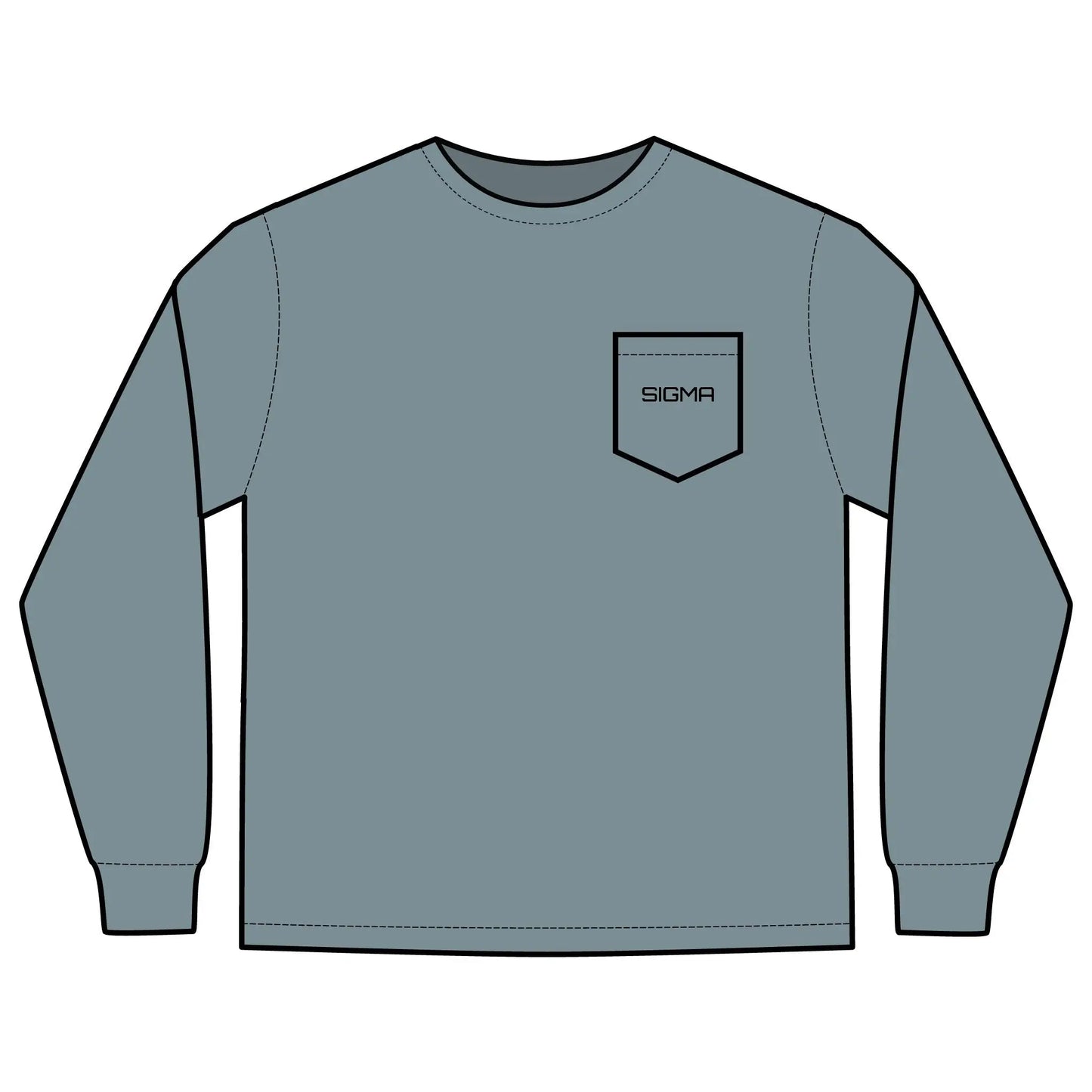 Unisex Long Sleeve Pocket T-Shirt Printify