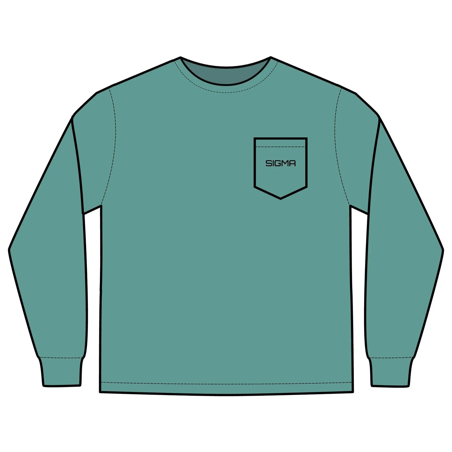 Unisex Long Sleeve Pocket T-Shirt Printify