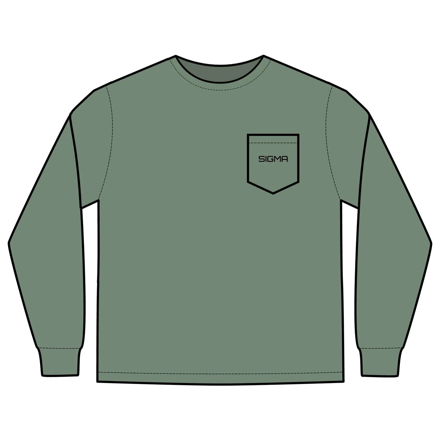 Unisex Long Sleeve Pocket T-Shirt Printify