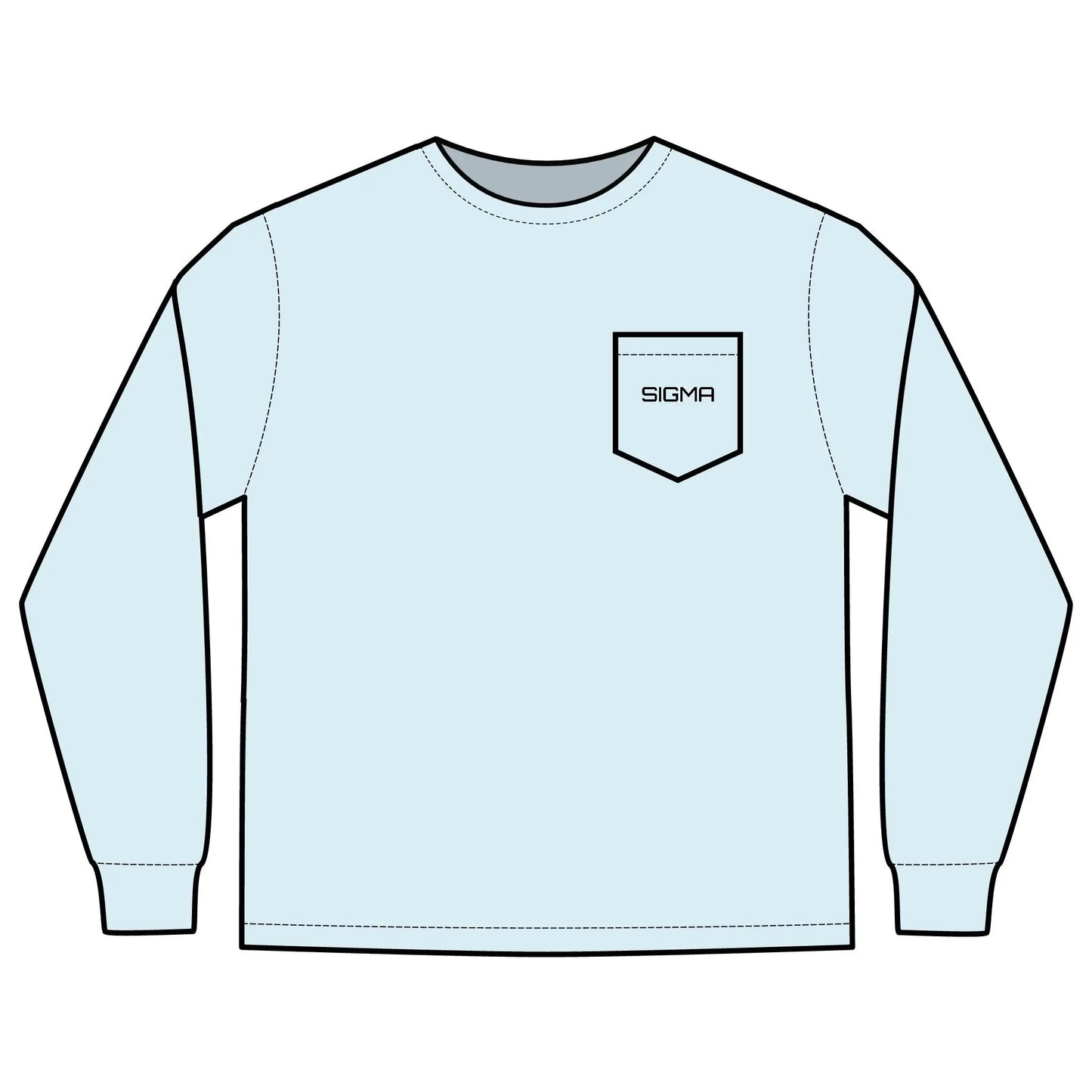 Unisex Long Sleeve Pocket T-Shirt Printify