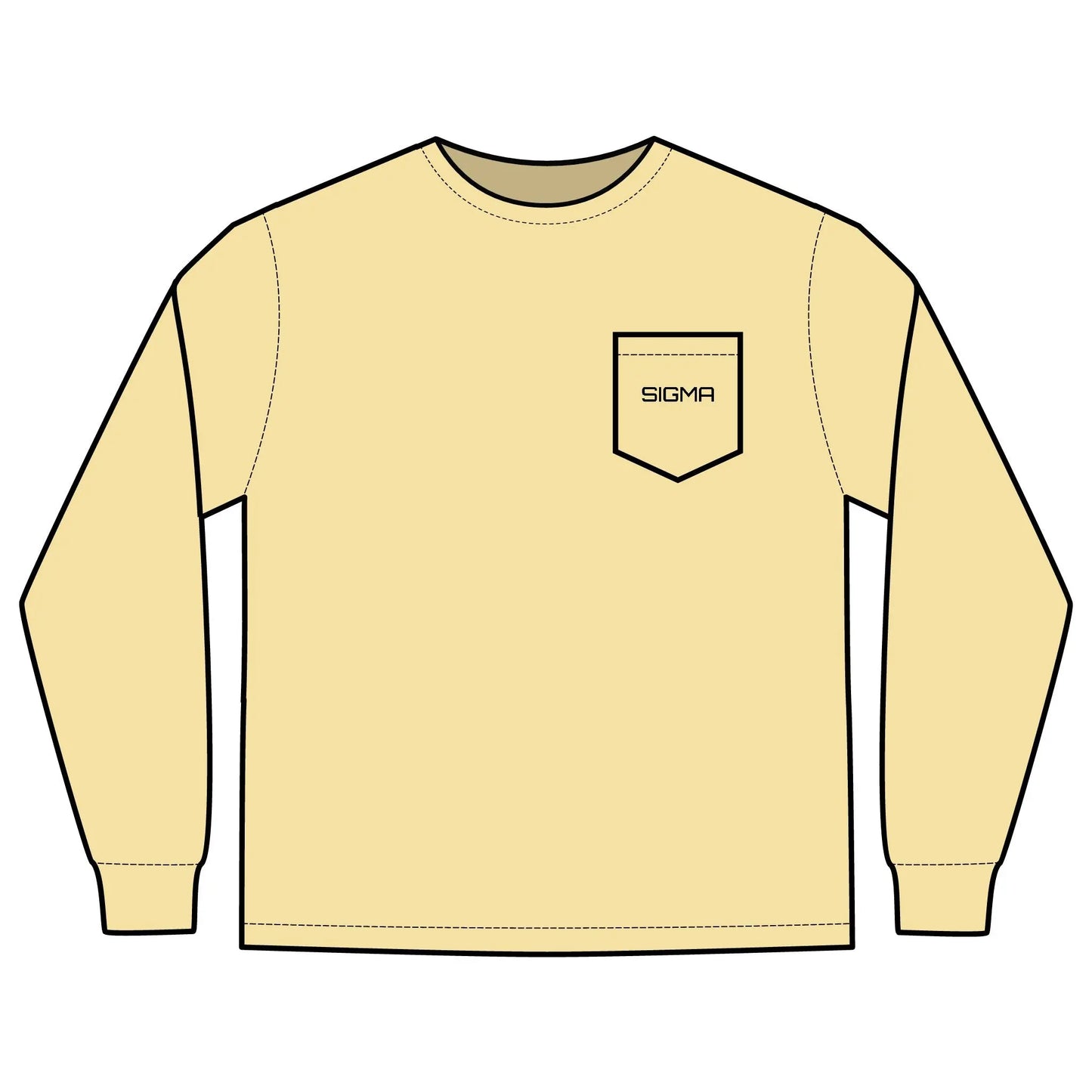Unisex Long Sleeve Pocket T-Shirt Printify