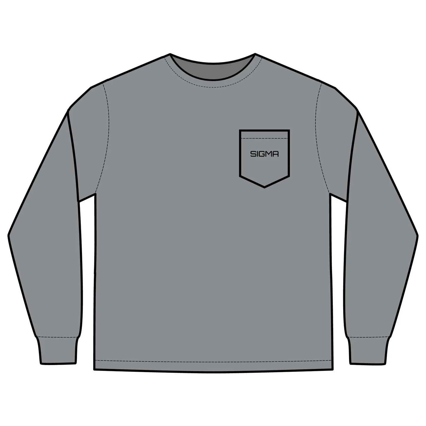 Unisex Long Sleeve Pocket T-Shirt Printify