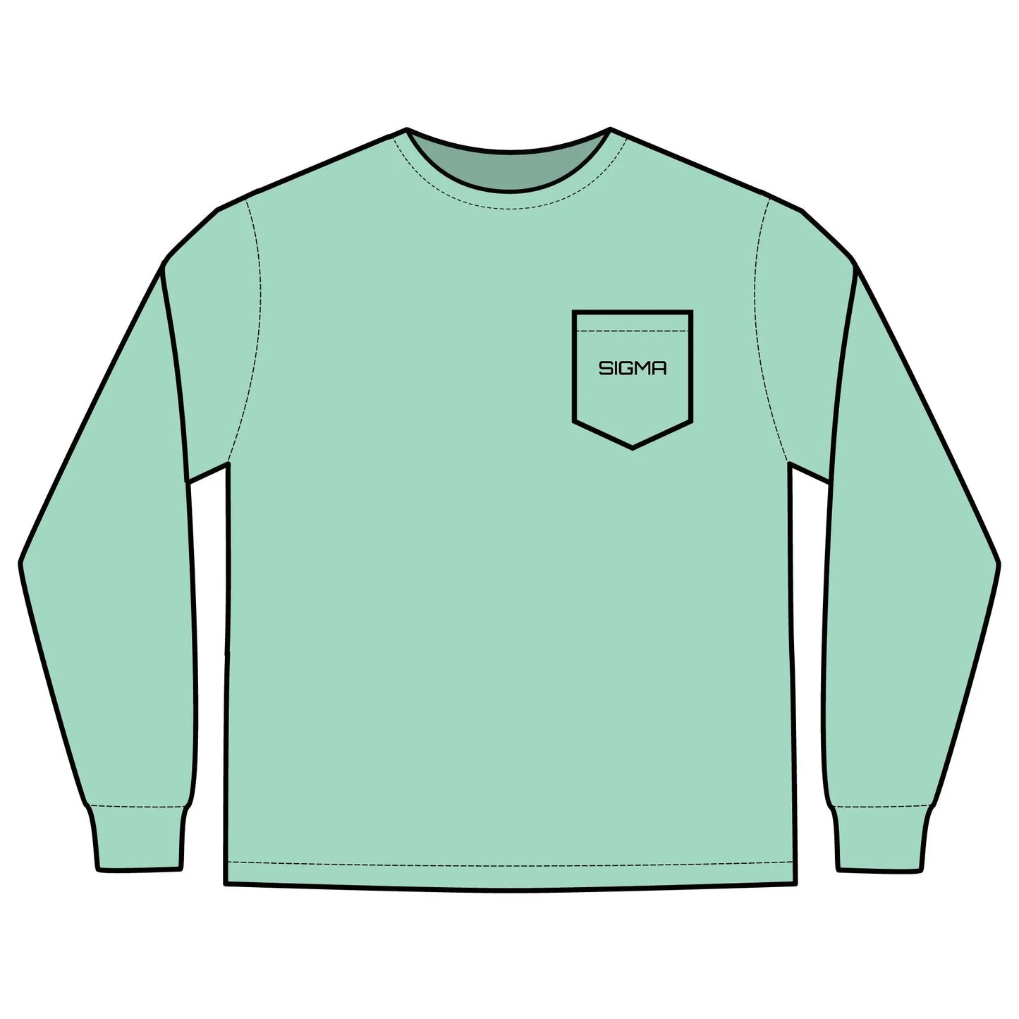Unisex Long Sleeve Pocket T-Shirt Printify
