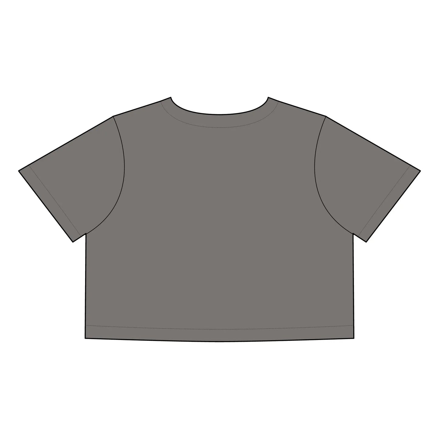 Women's Heavy Faded Crop Tee Printify