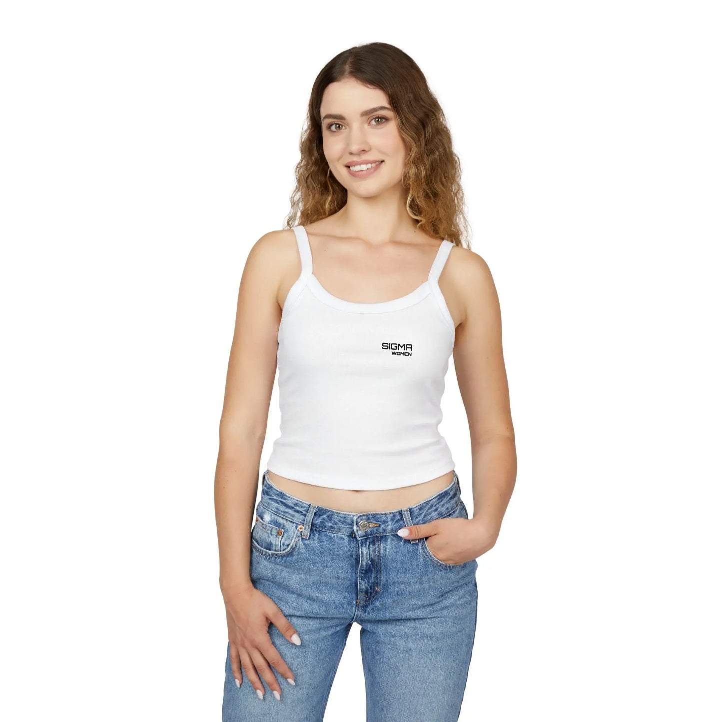 Women's Spaghetti Strap Tank Top Printify