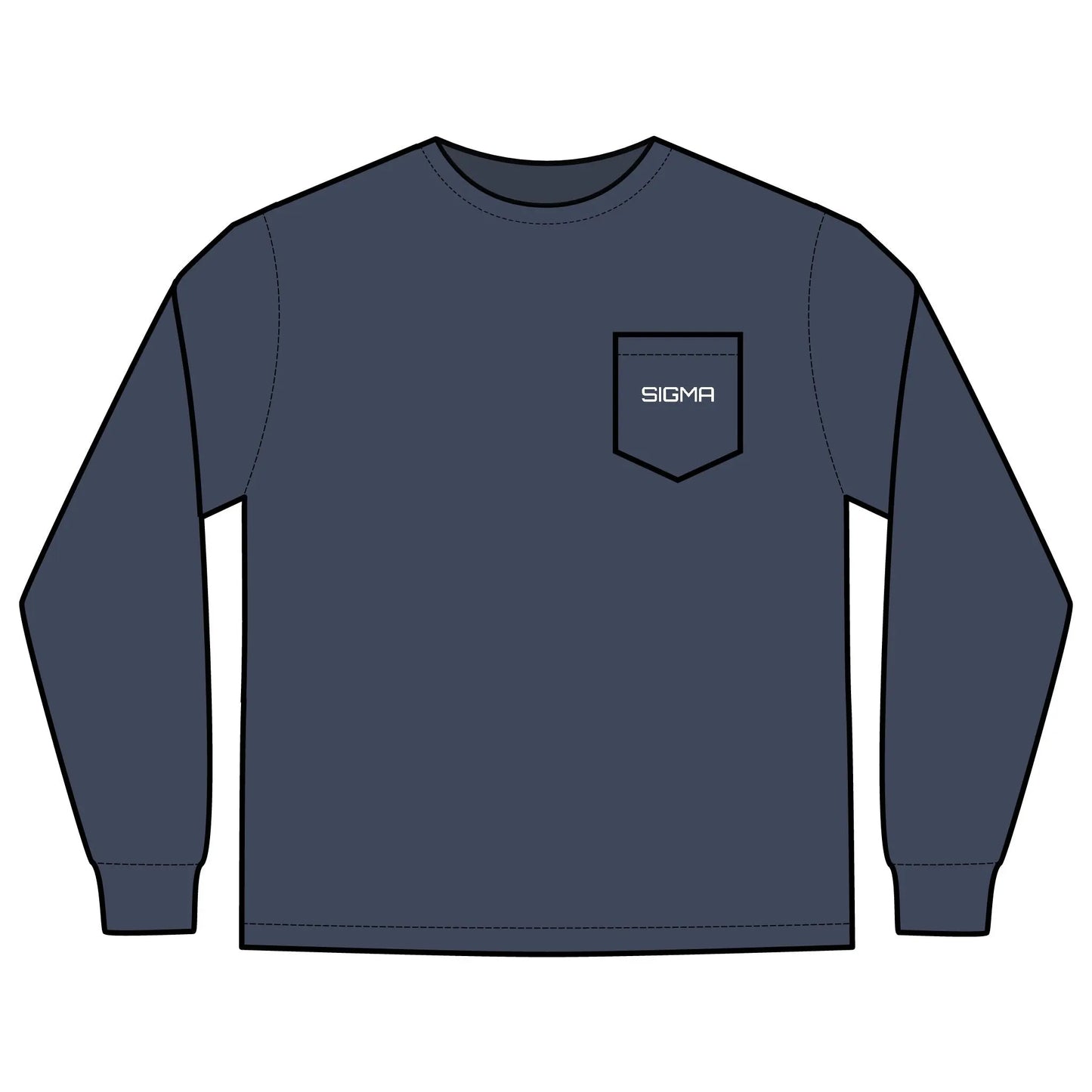 Unisex Long Sleeve Pocket T-Shirt Printify