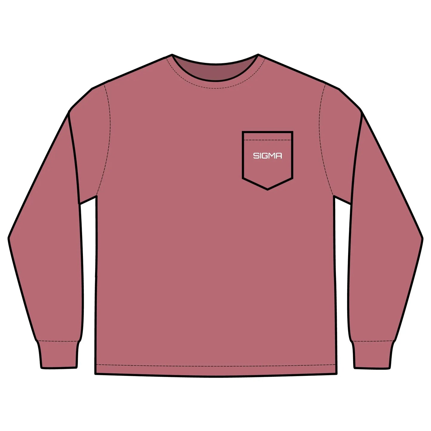 Unisex Long Sleeve Pocket T-Shirt Printify