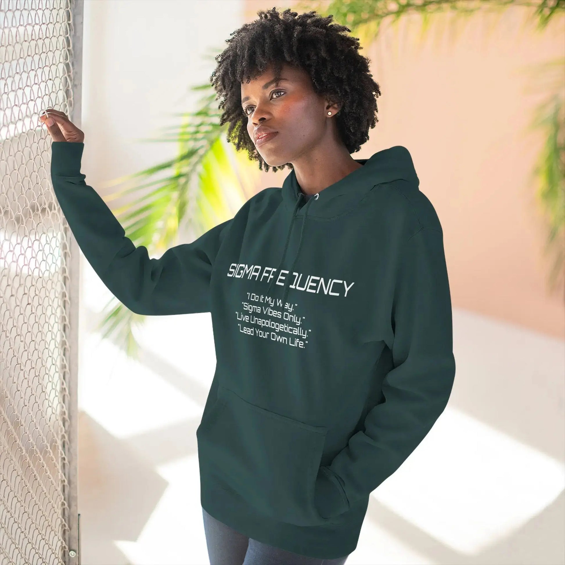 Unisex Three-Panel Fleece Hoodie Printify