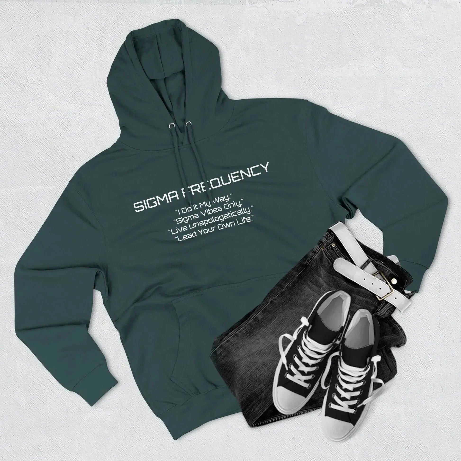 Unisex Three-Panel Fleece Hoodie Printify