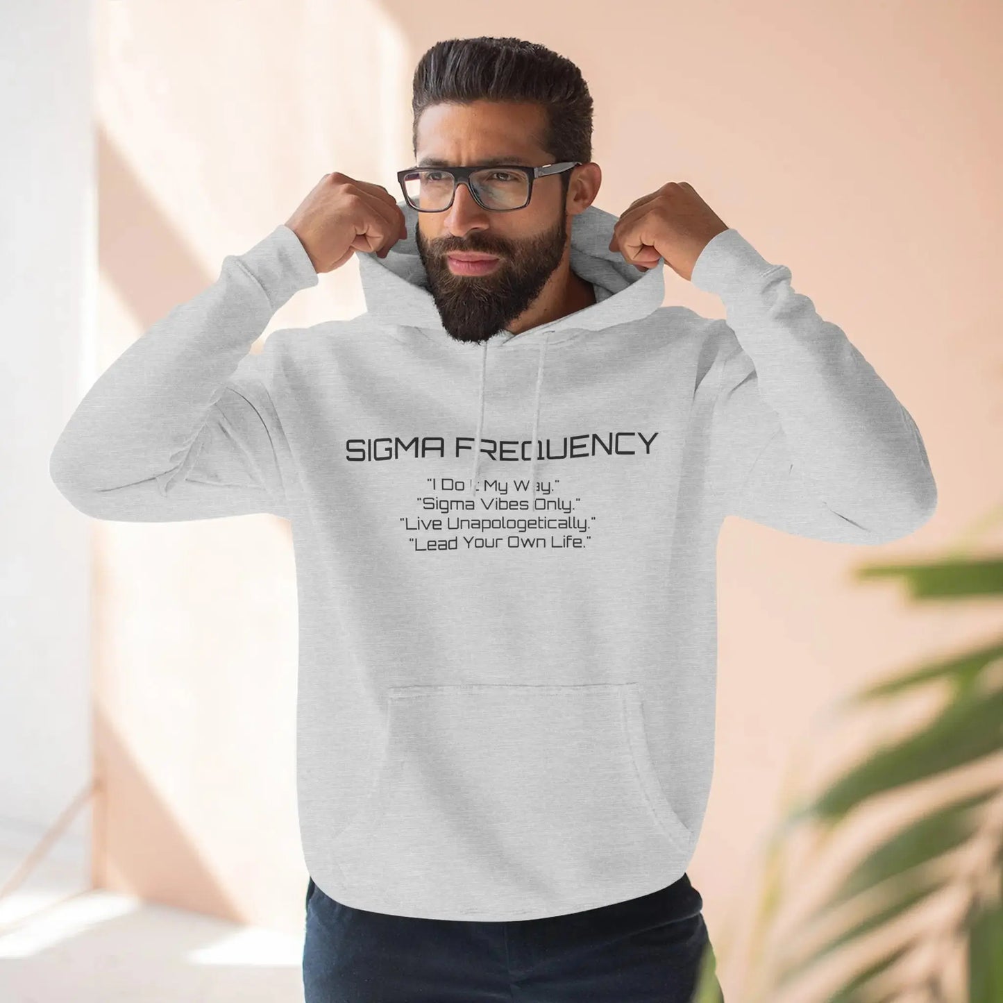 Unisex Three-Panel Fleece Hoodie Printify