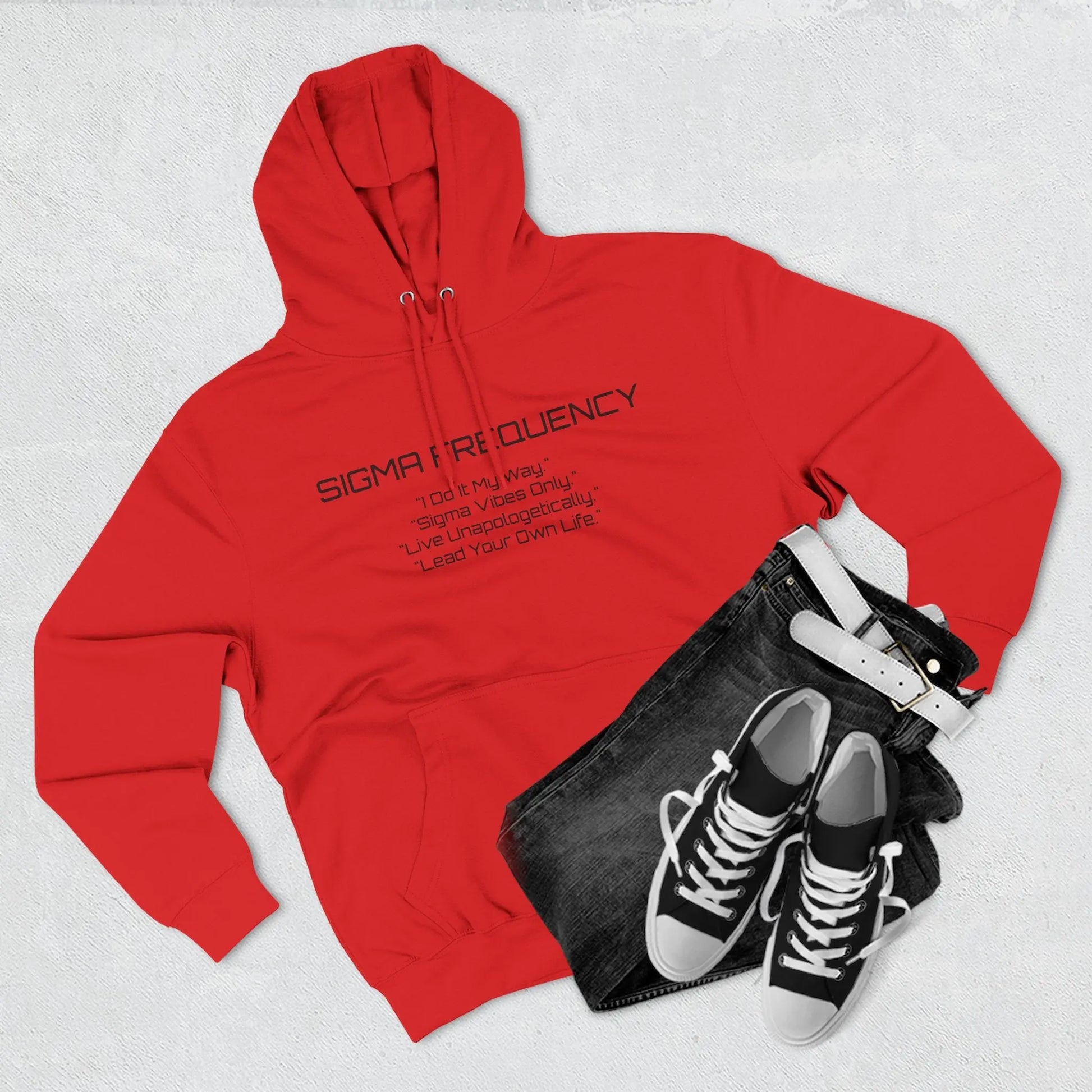 Unisex Three-Panel Fleece Hoodie Printify