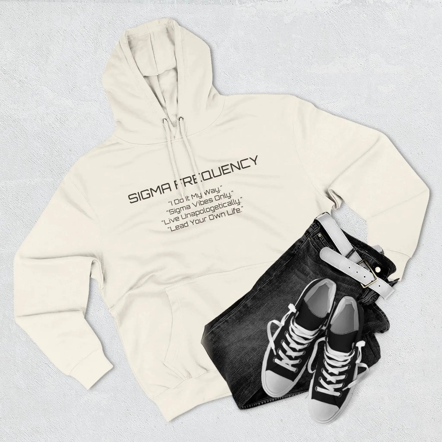 Unisex Three-Panel Fleece Hoodie Printify