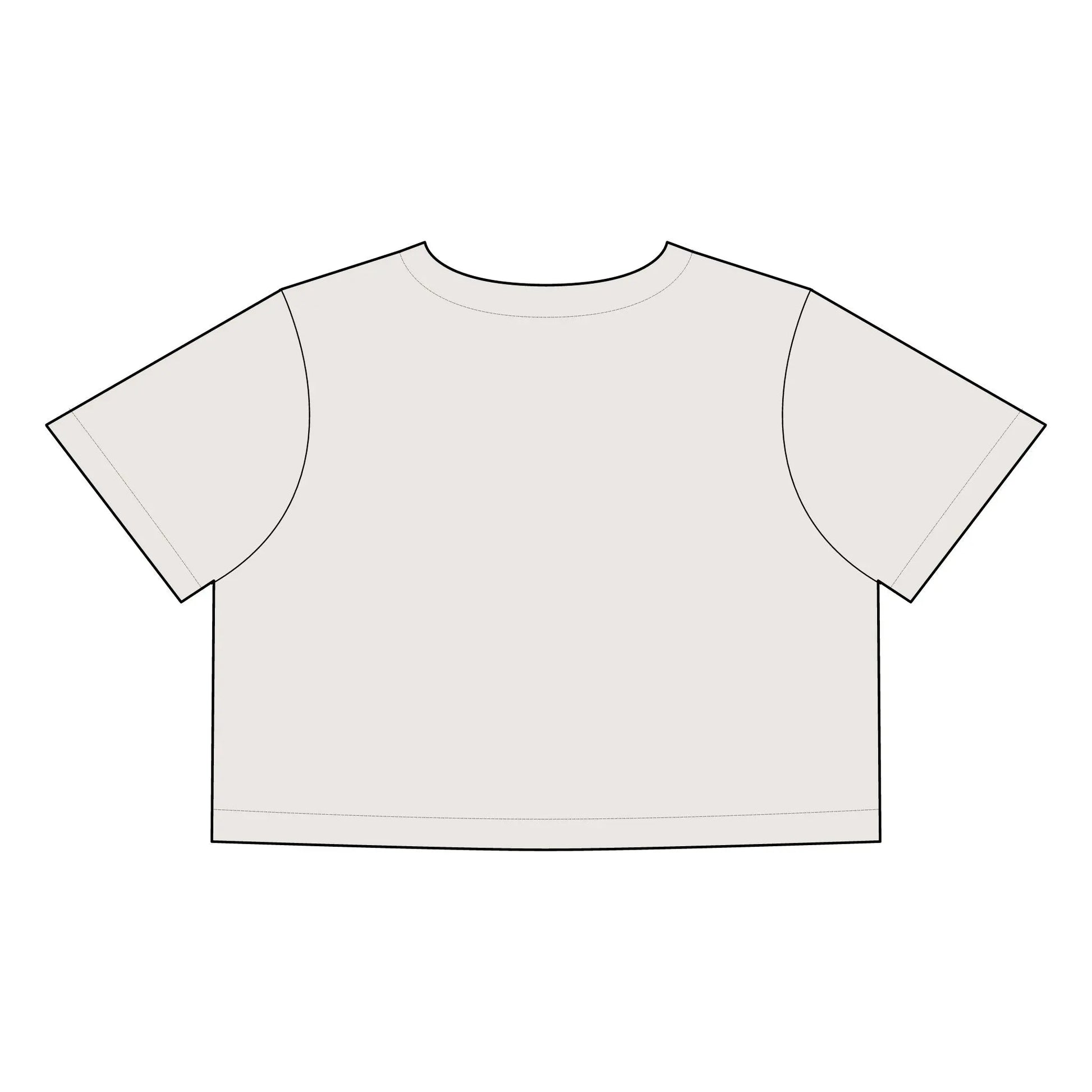 Women's Heavy Faded Crop Tee Printify