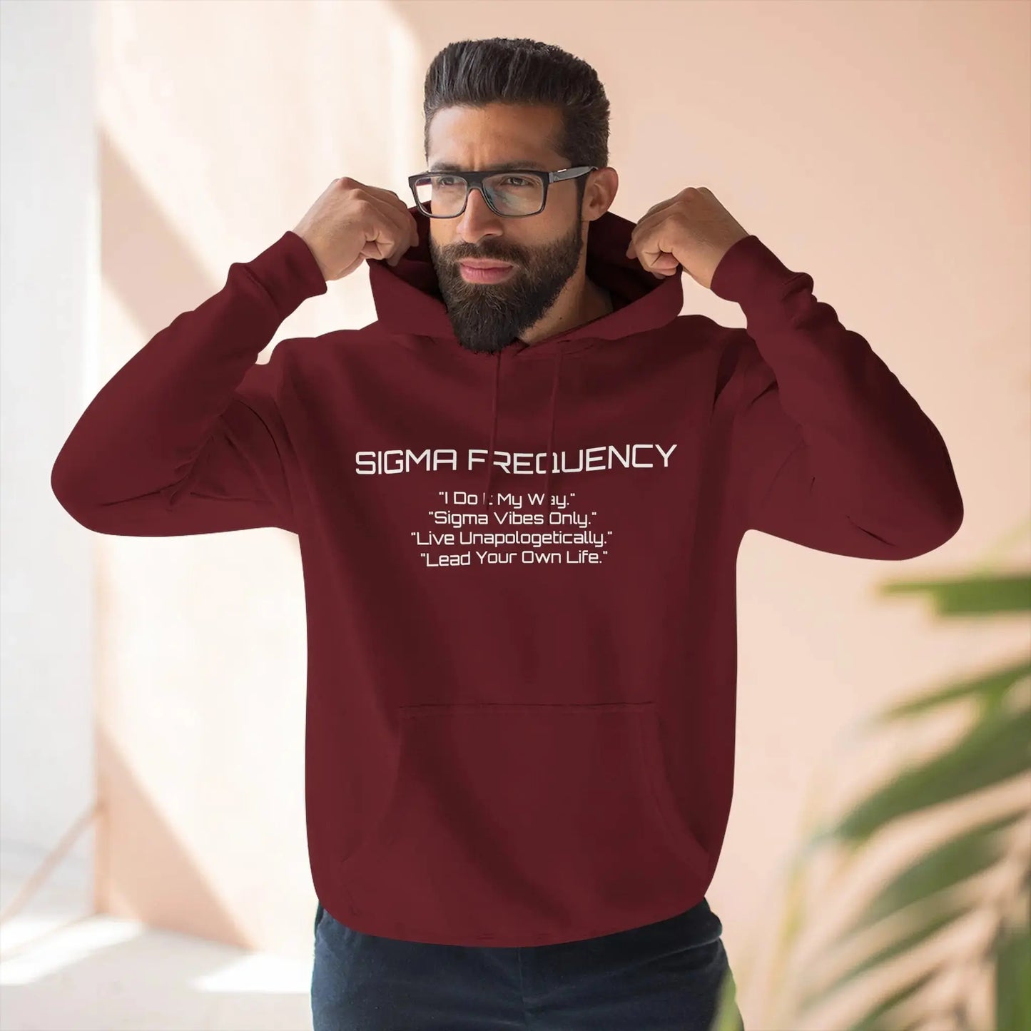 Unisex Three-Panel Fleece Hoodie Printify