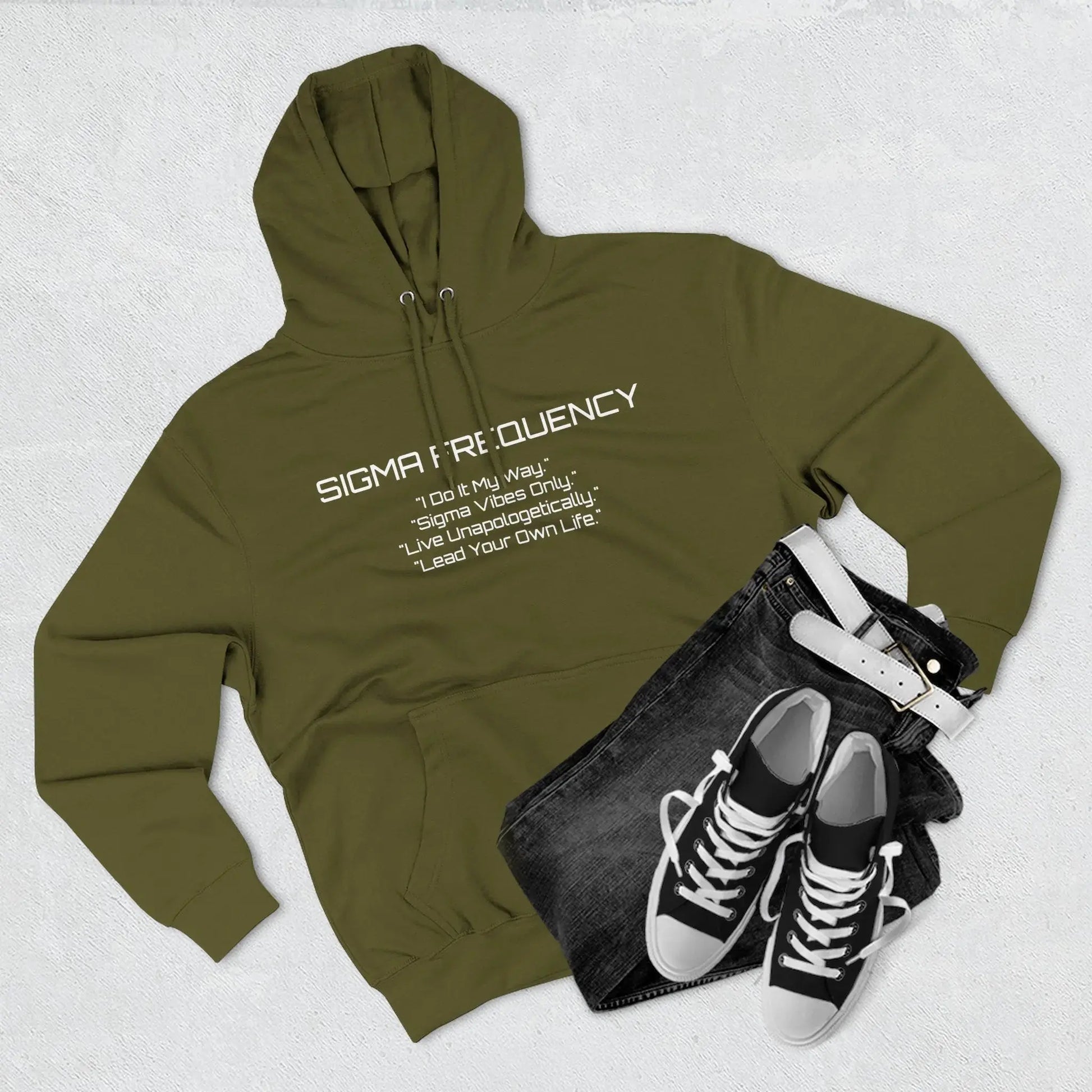 Unisex Three-Panel Fleece Hoodie Printify