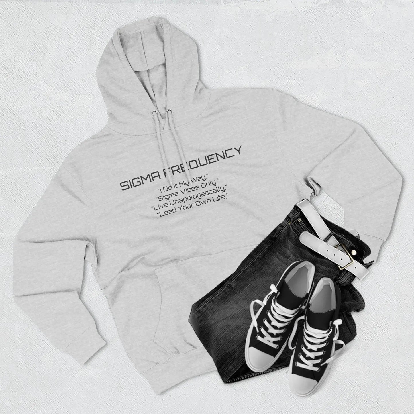 Unisex Three-Panel Fleece Hoodie Printify
