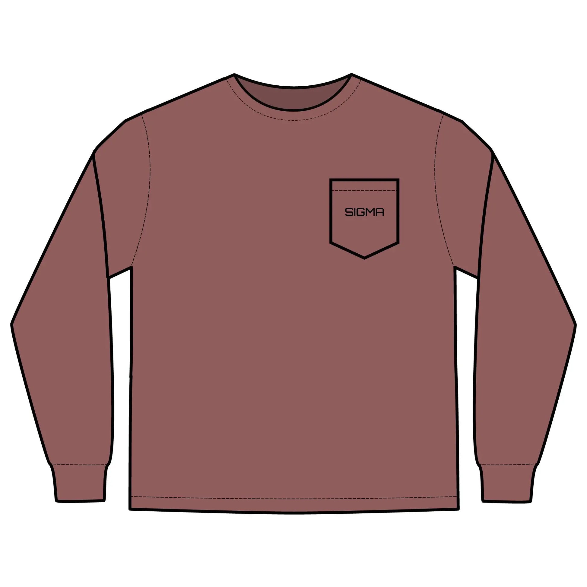 Unisex Long Sleeve Pocket T-Shirt Printify