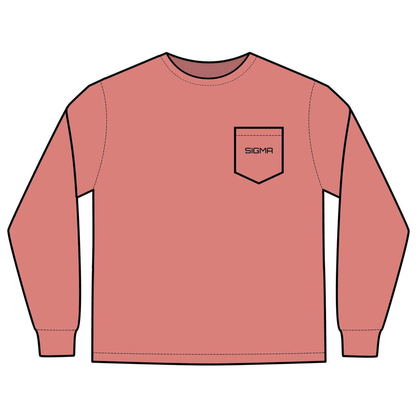Unisex Long Sleeve Pocket T-Shirt Printify