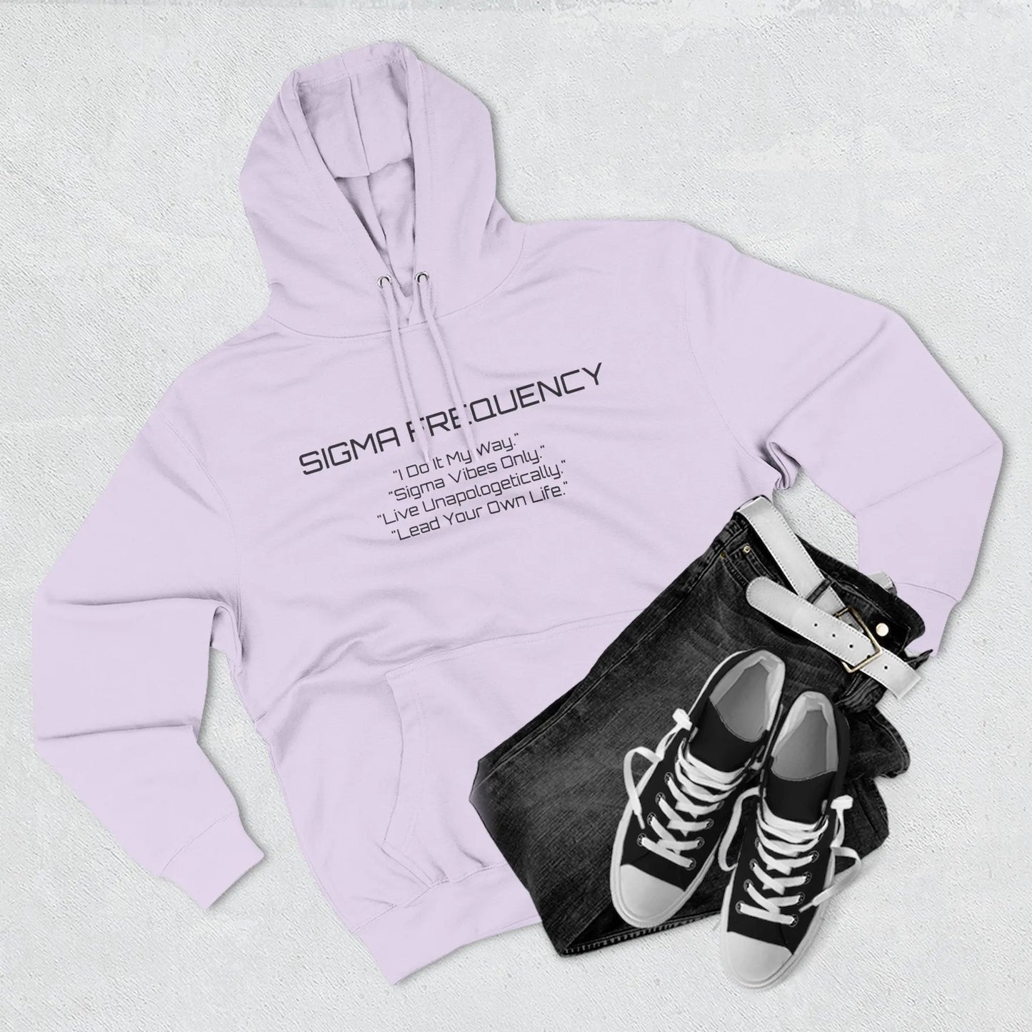 Unisex Three-Panel Fleece Hoodie Printify