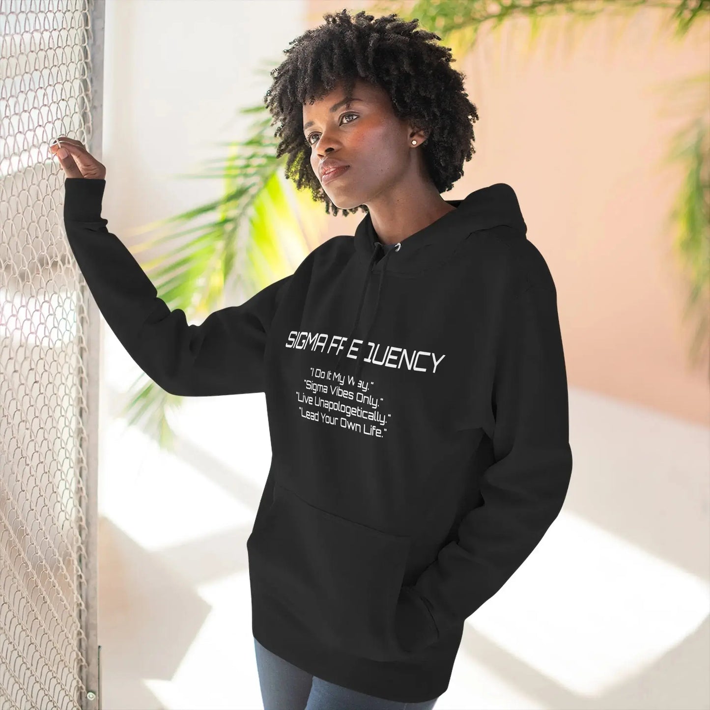 Unisex Three-Panel Fleece Hoodie Printify