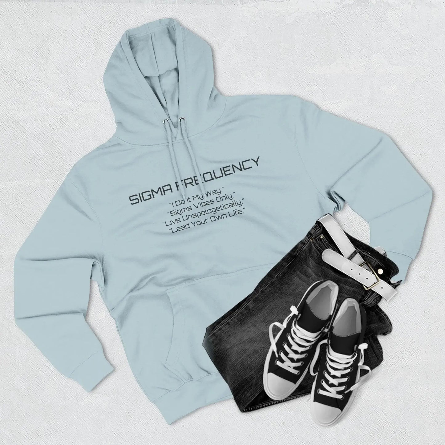 Unisex Three-Panel Fleece Hoodie Printify