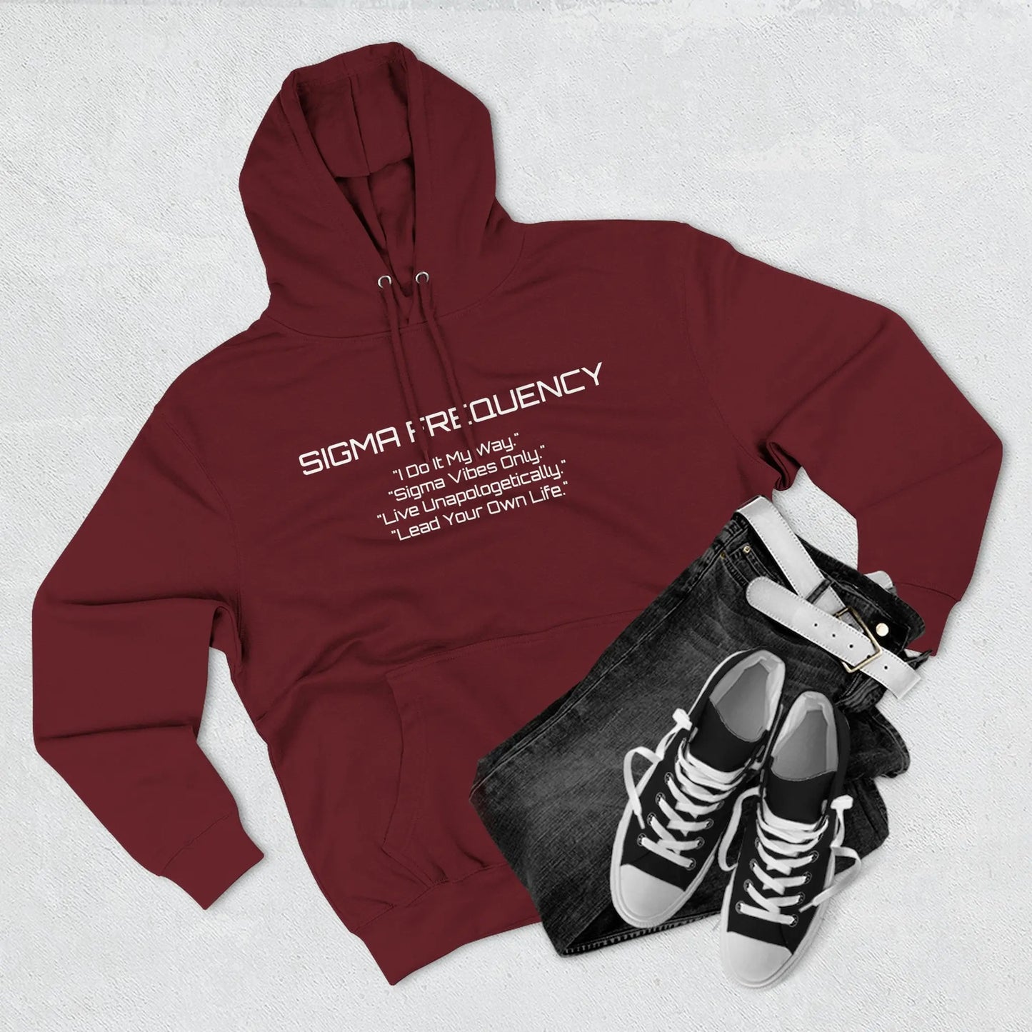 Unisex Three-Panel Fleece Hoodie Printify