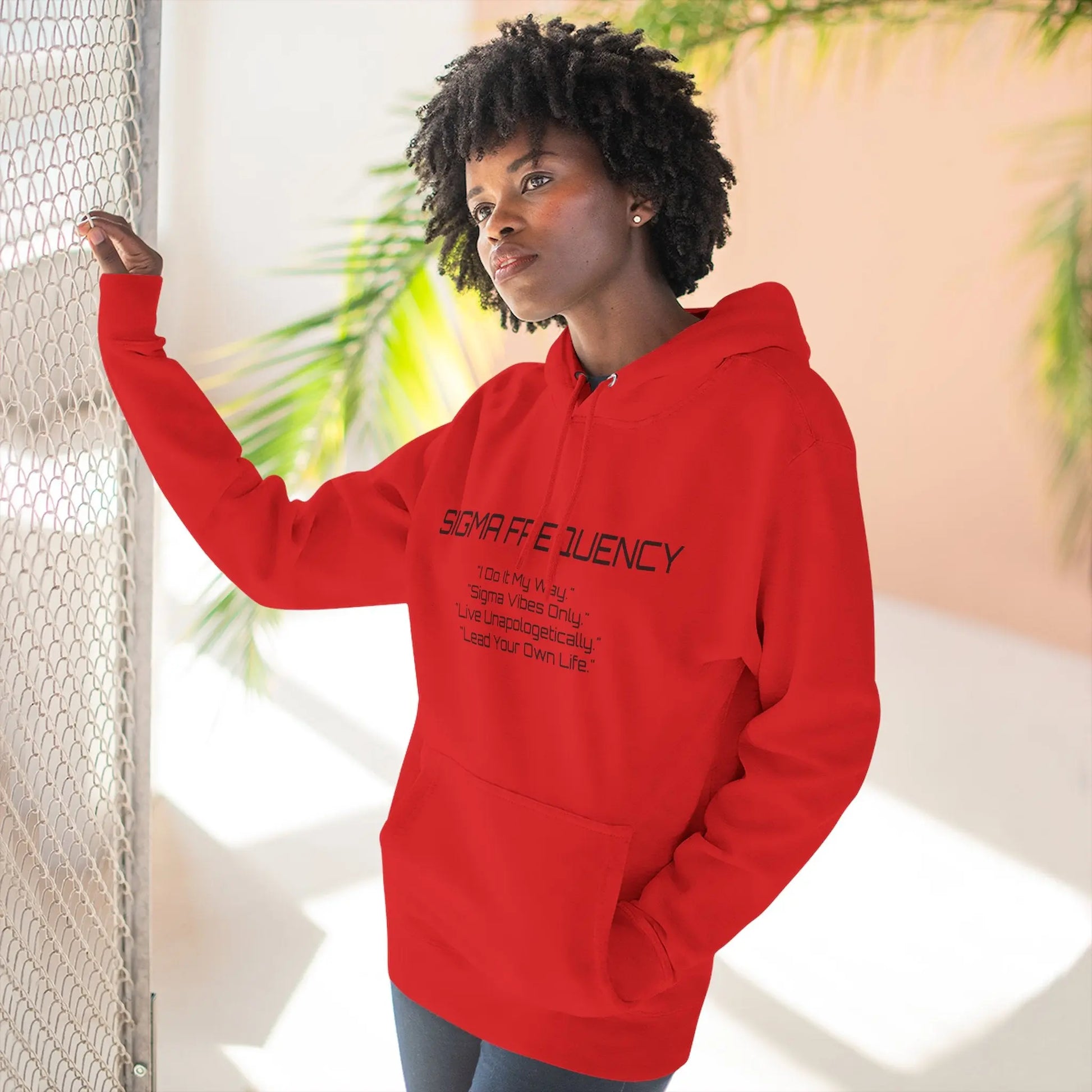Unisex Three-Panel Fleece Hoodie Printify