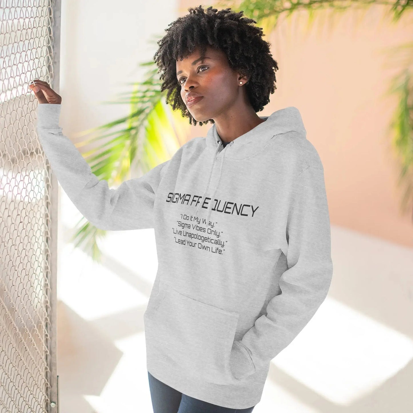 Unisex Three-Panel Fleece Hoodie Printify