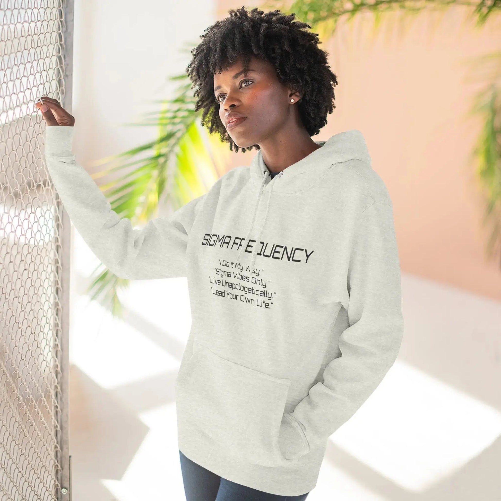 Unisex Three-Panel Fleece Hoodie Printify