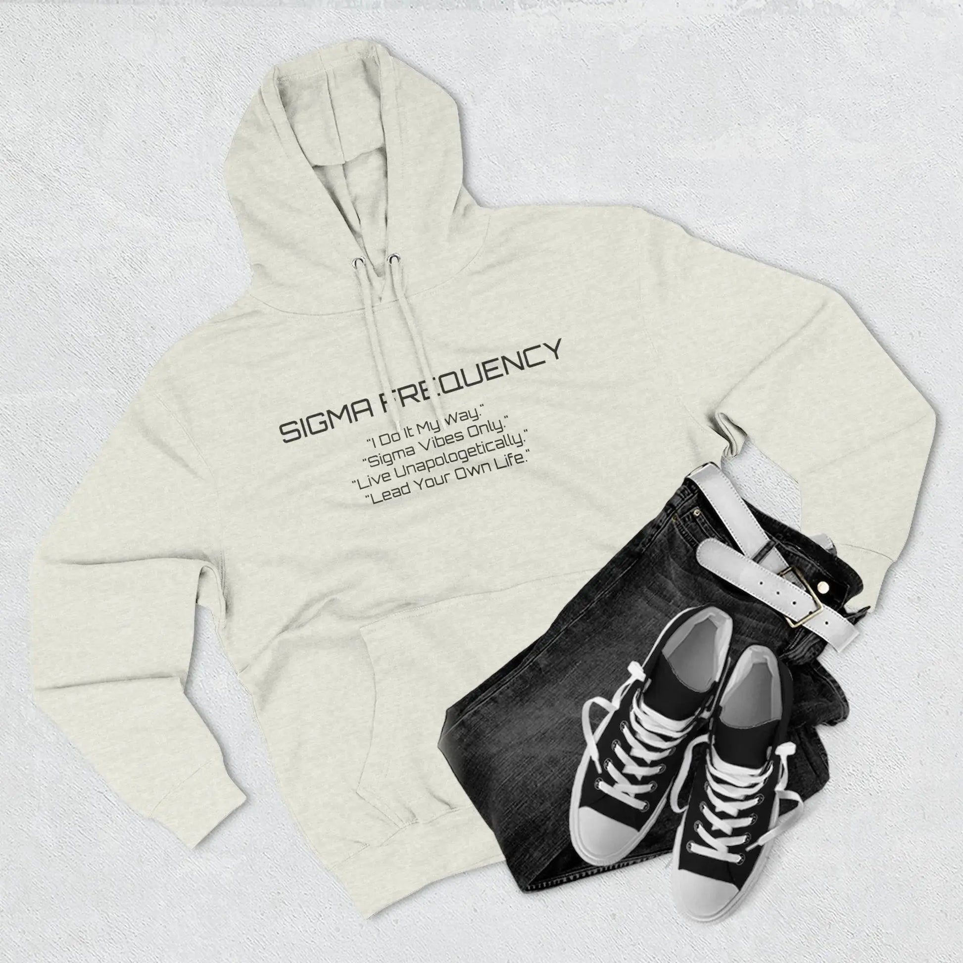 Unisex Three-Panel Fleece Hoodie Printify