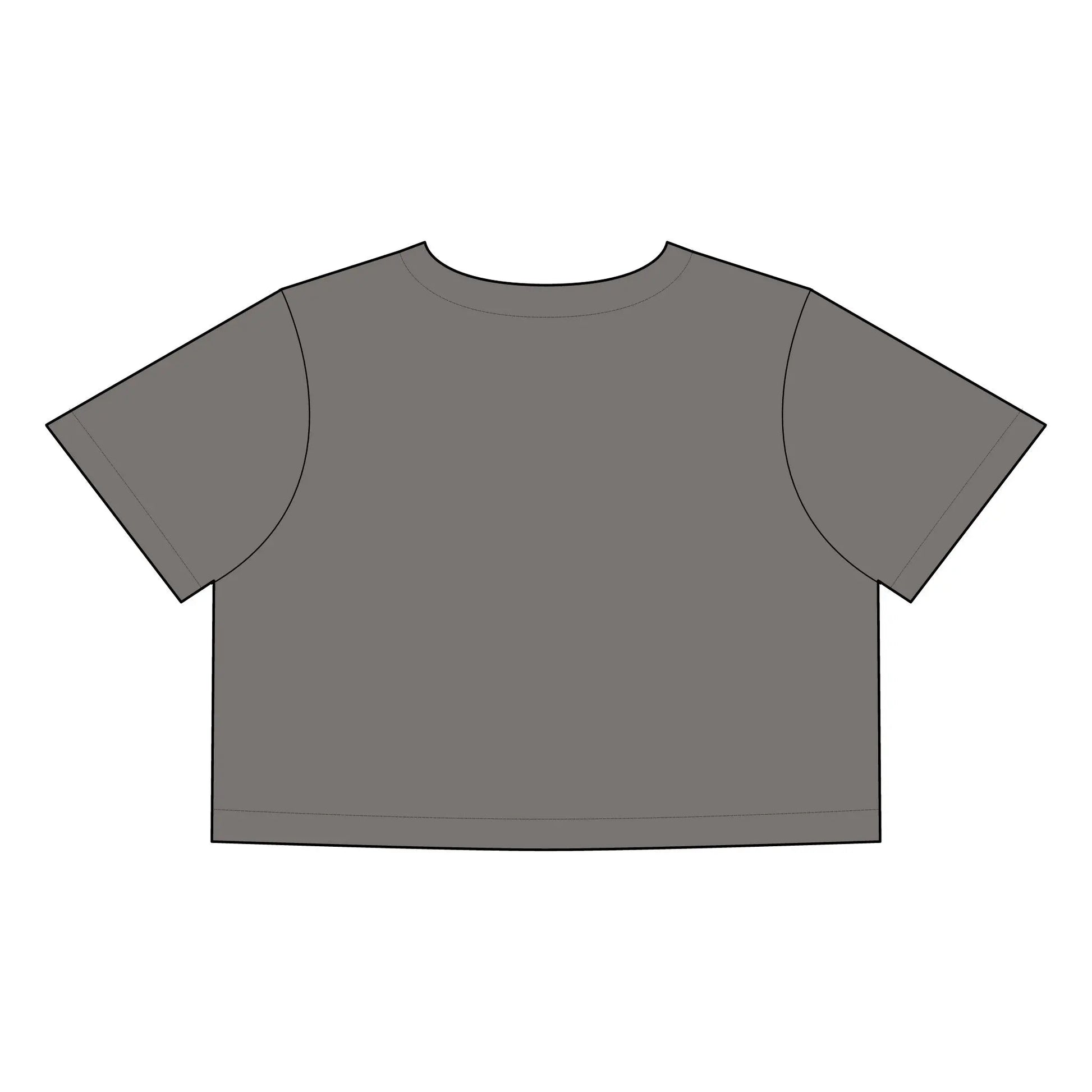 Women's Heavy Faded Crop Tee Printify