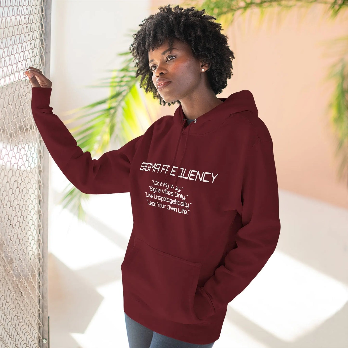 Unisex Three-Panel Fleece Hoodie Printify