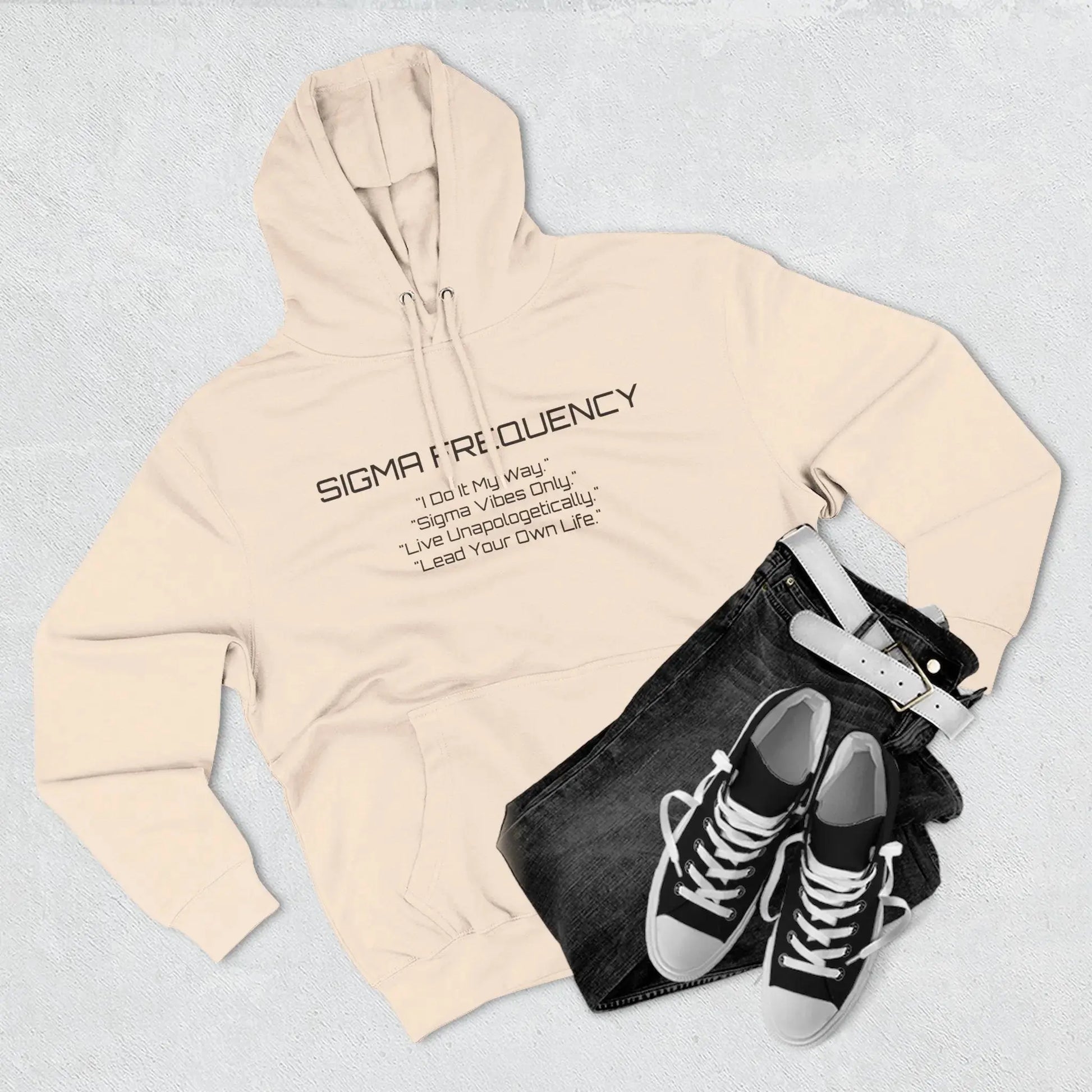 Unisex Three-Panel Fleece Hoodie Printify