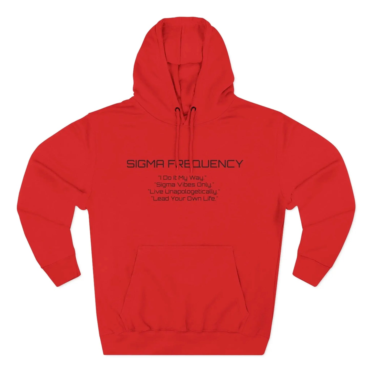 Unisex Three-Panel Fleece Hoodie Printify