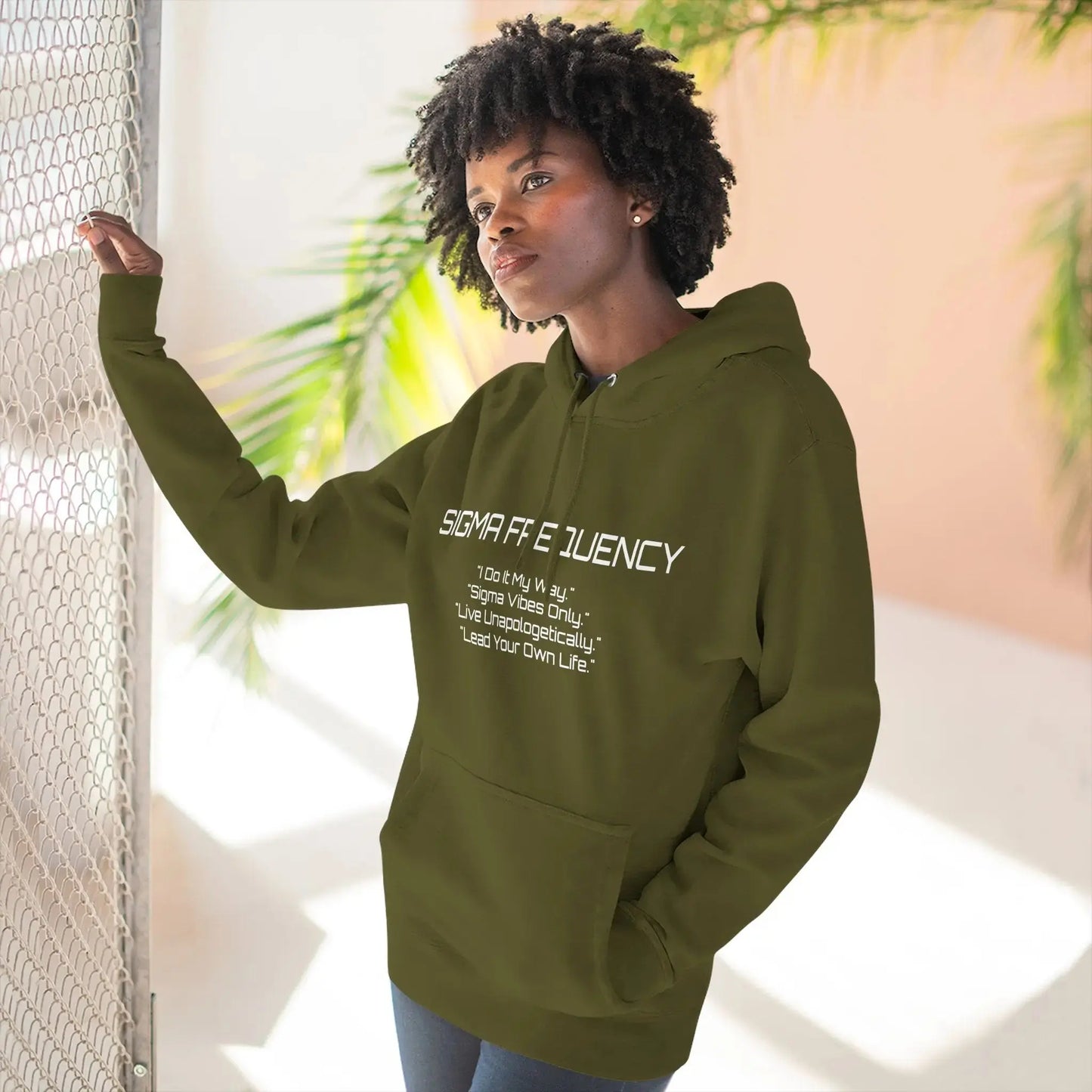 Unisex Three-Panel Fleece Hoodie Printify