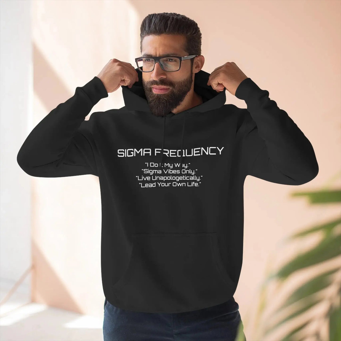 Unisex Three-Panel Fleece Hoodie Printify