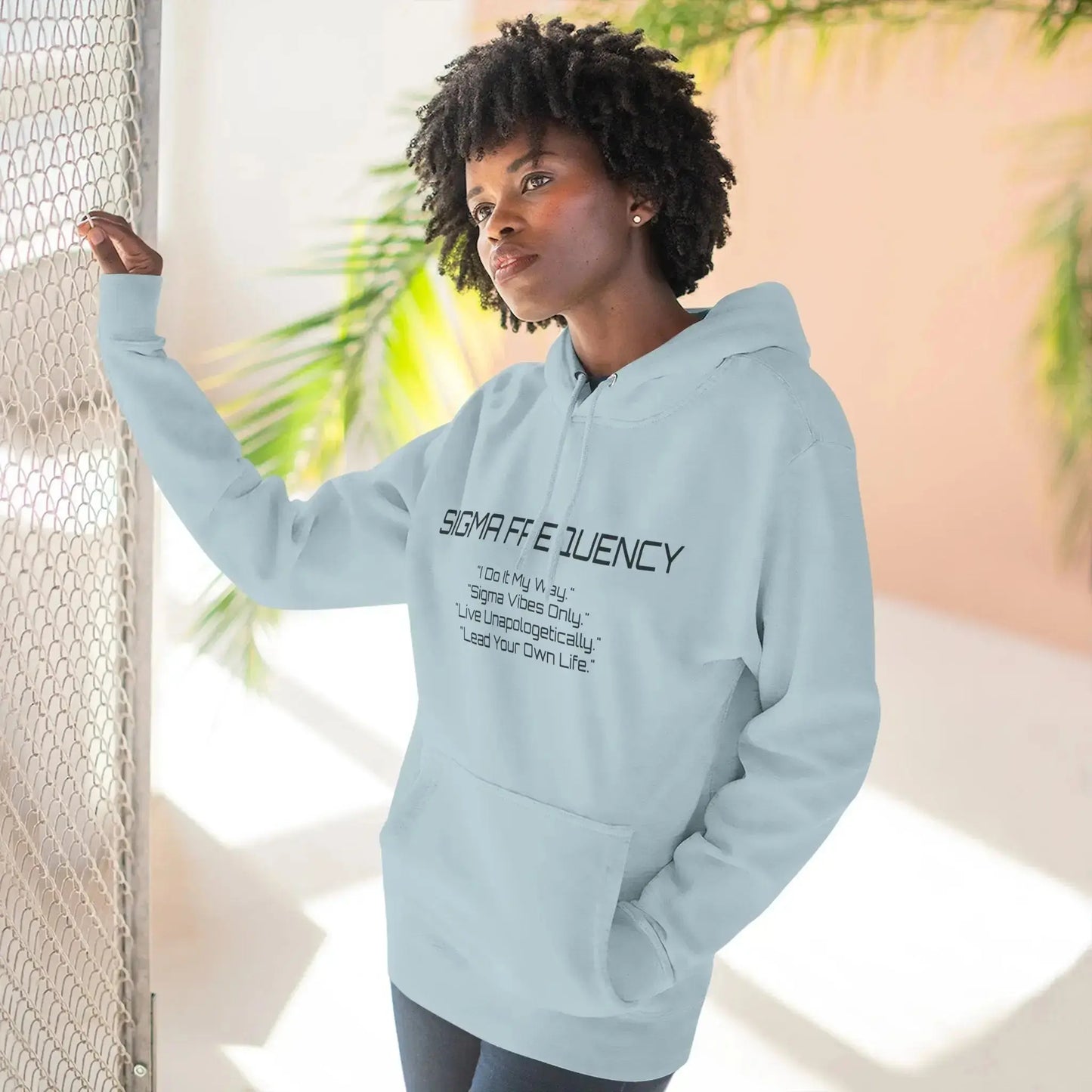 Unisex Three-Panel Fleece Hoodie Printify