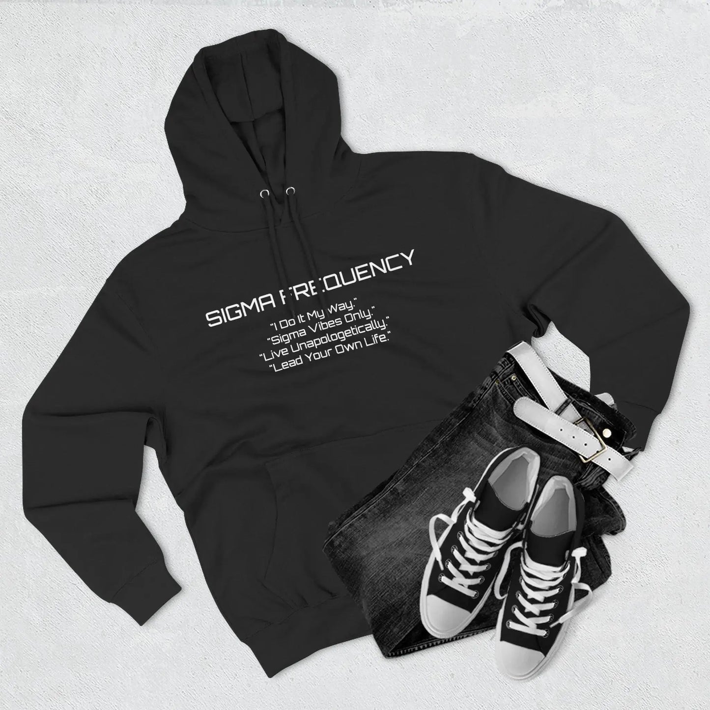 Unisex Three-Panel Fleece Hoodie Printify