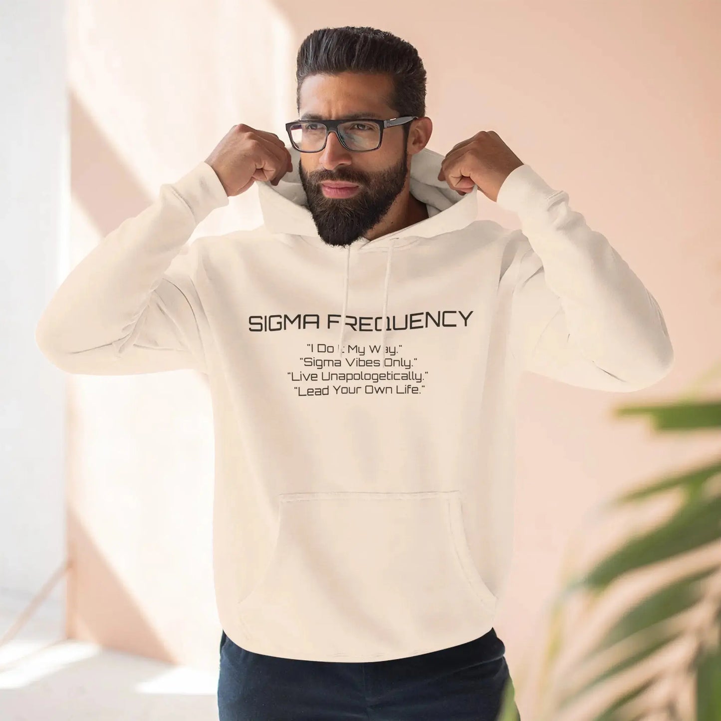 Unisex Three-Panel Fleece Hoodie Printify
