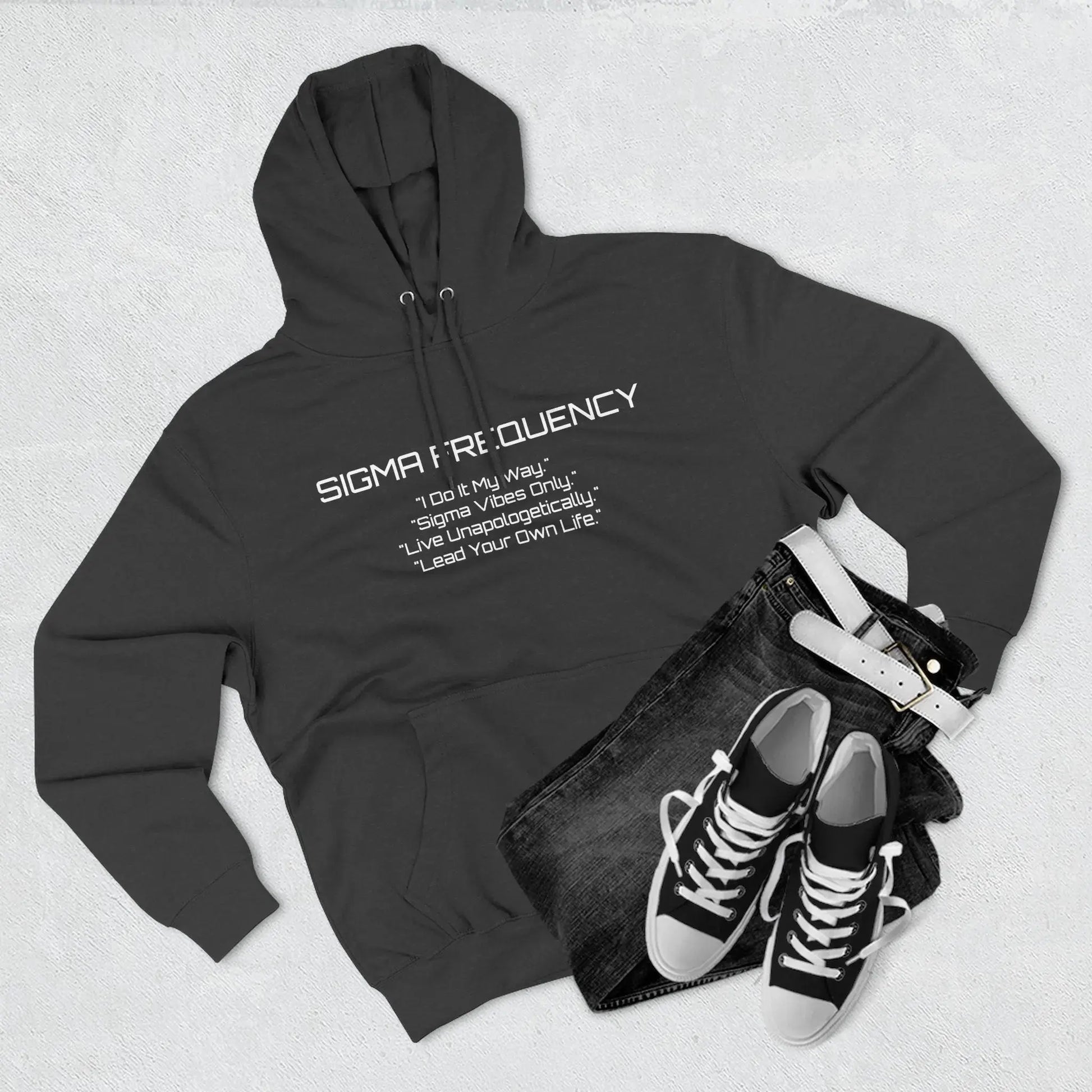 Unisex Three-Panel Fleece Hoodie Printify
