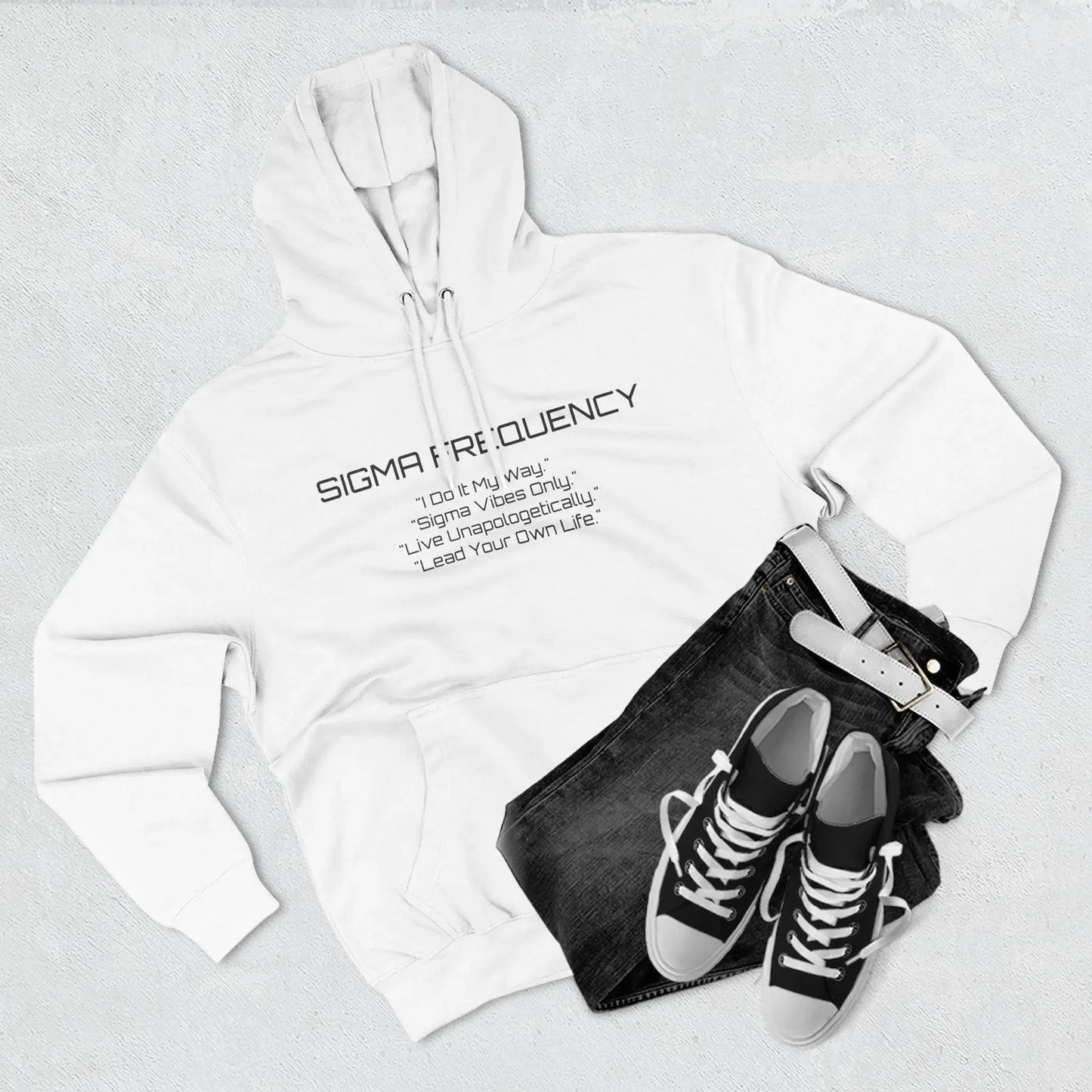Unisex Three-Panel Fleece Hoodie Printify